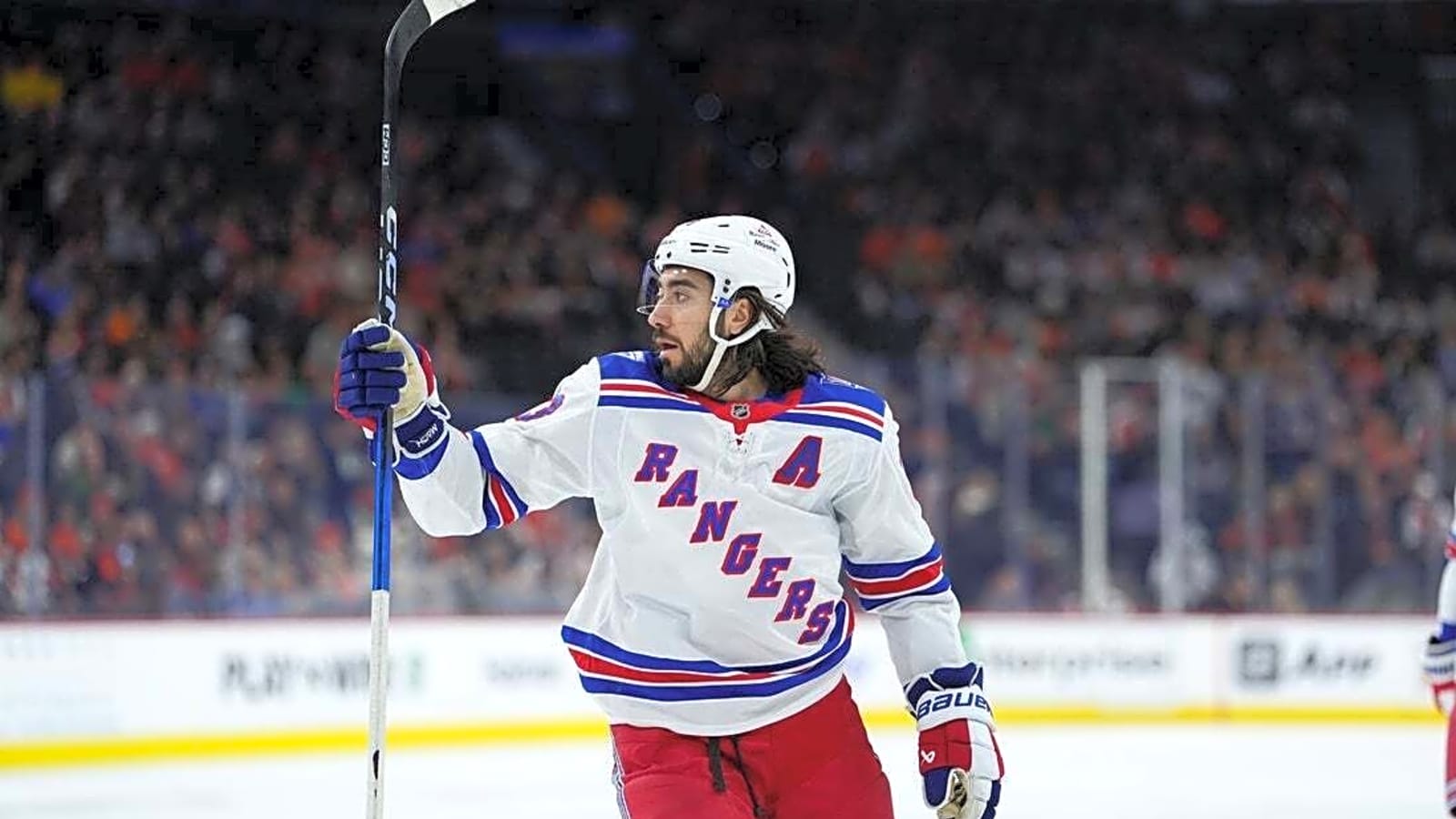 1600x900 Mika Zibanejad's hat trick helps Rangers double up Flyers