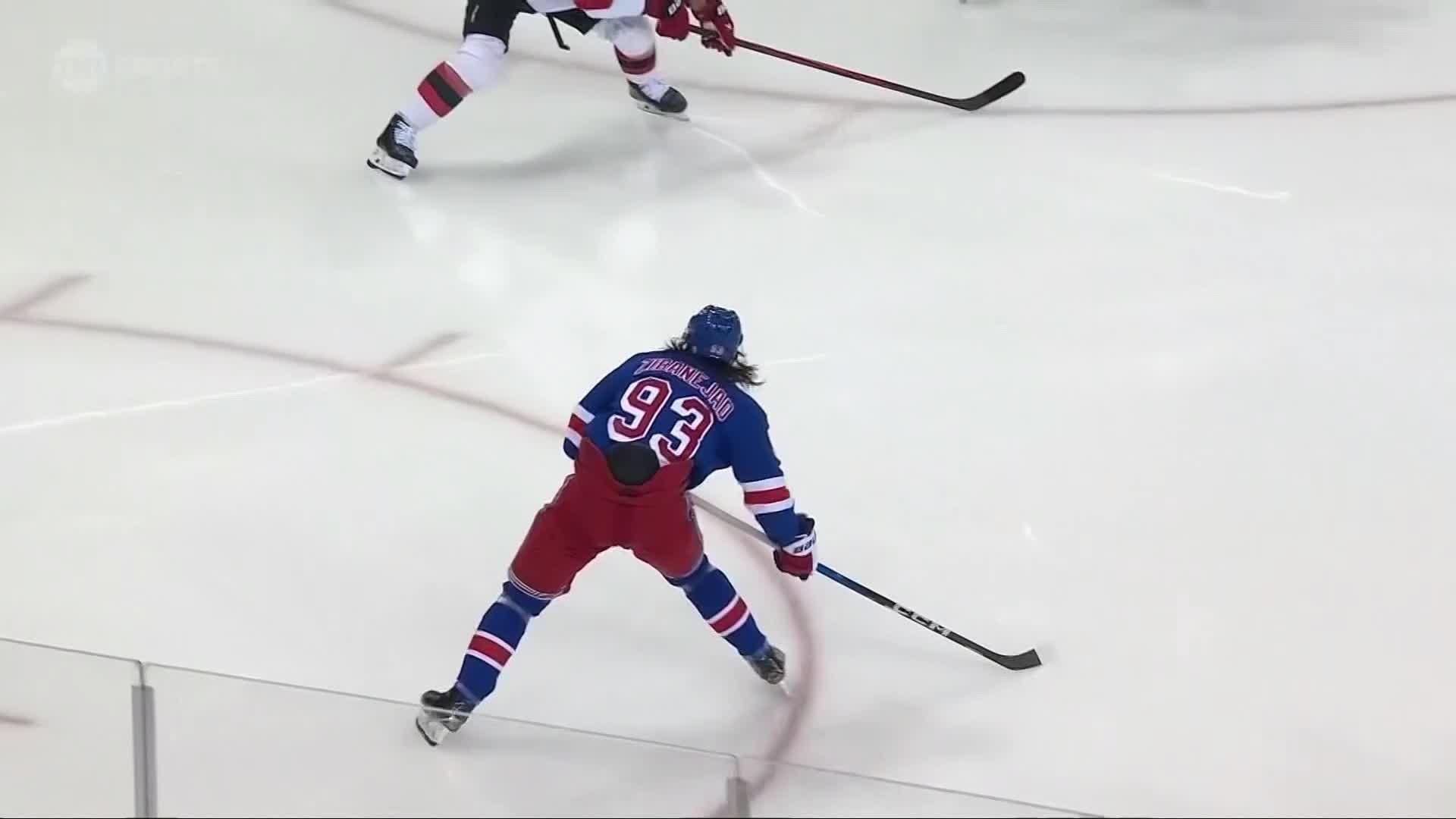 1920x1080 Mika Zibanejad scores goal for Rangers