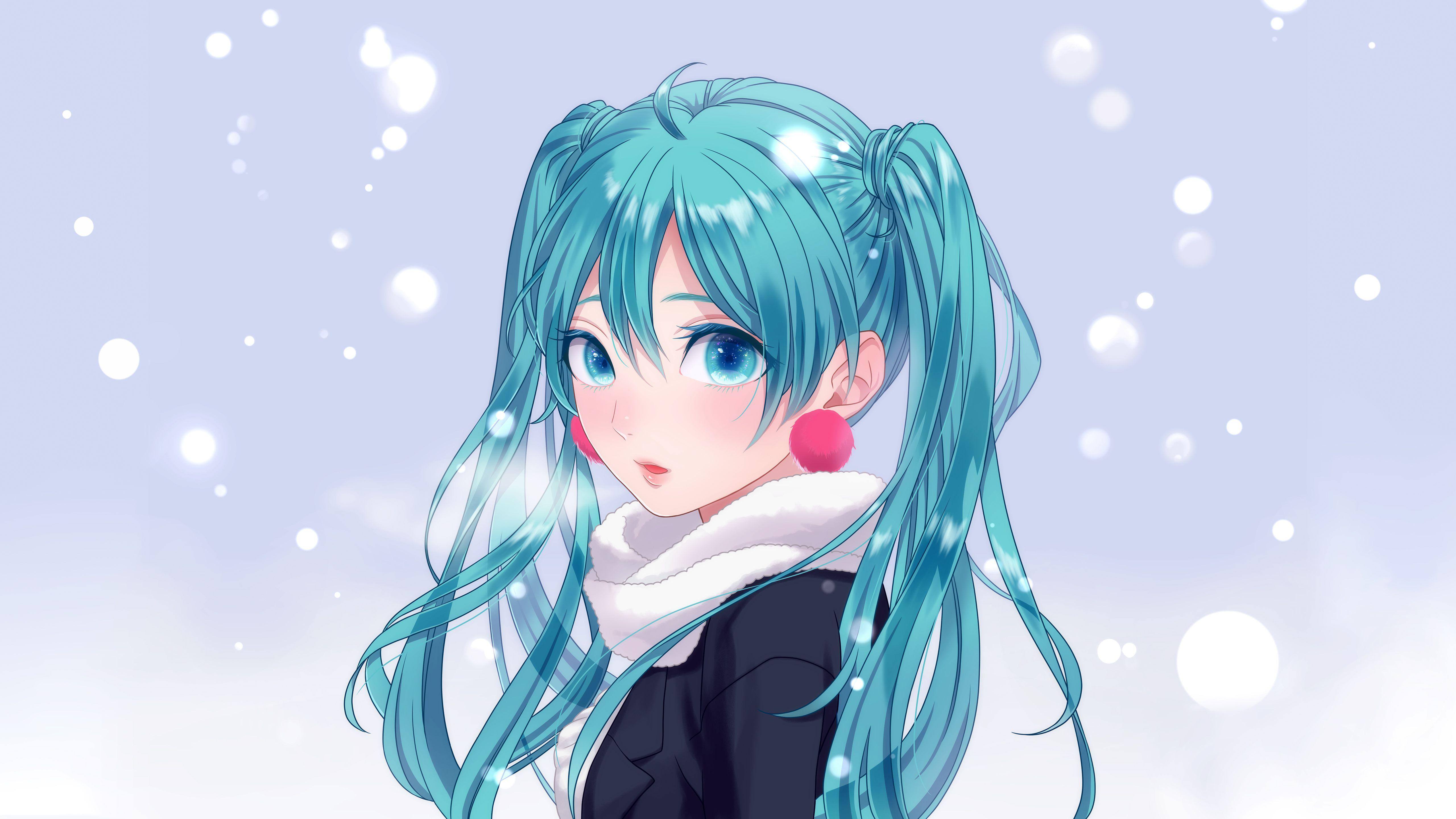 5120x2880 Hatsune Miku Anime Girl 5k Wallpaper Miku Wallpaper 4k
