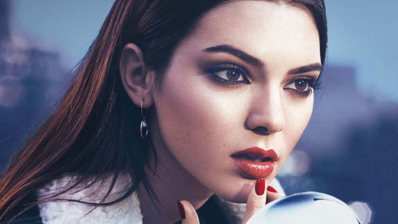1366x768 Kendall Jenner Estee Lauder Laptop HD , HD 4k Wallpaper, Image, Background, Photos and Picture