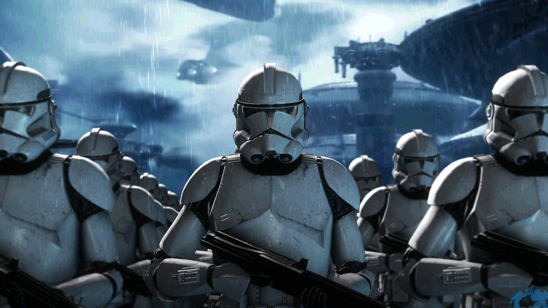1920x1080 Epic Star Wars Clone Troopers HD Sci Fi Wallpaper By Ben Walkerx1080