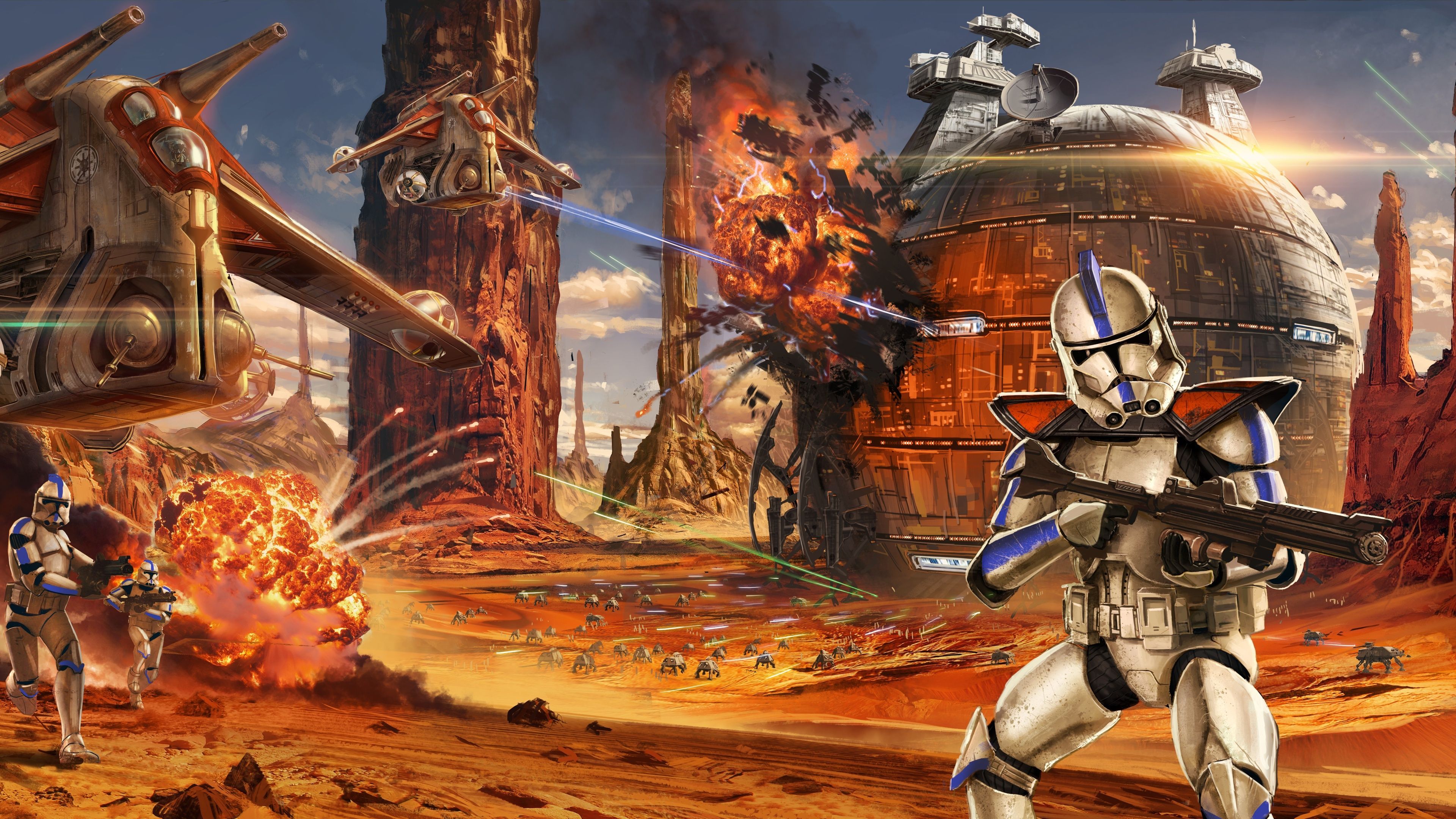 3840x2160 Clone Star Wars 4k Wallpaper