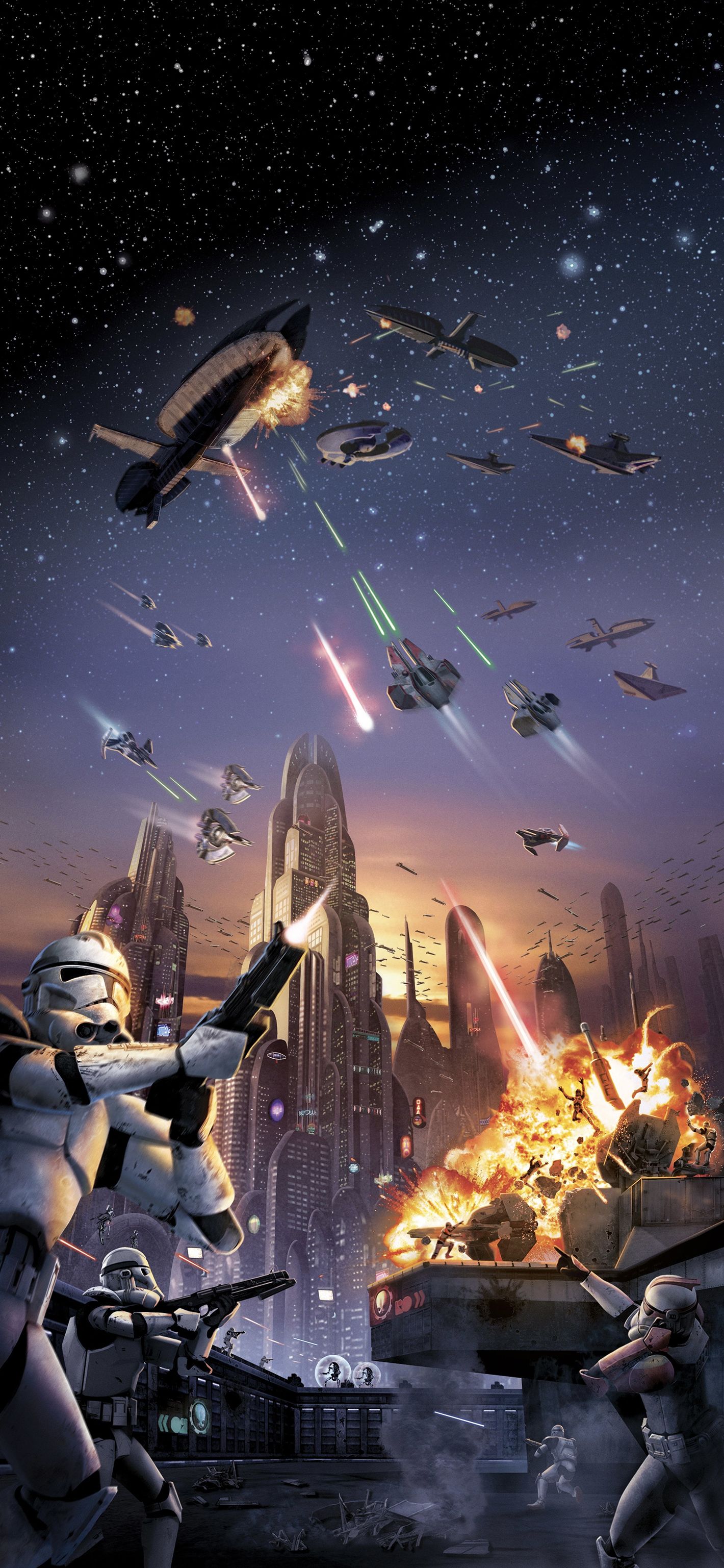 1420x3073 Star Wars: The Clone Wars Wallpaper