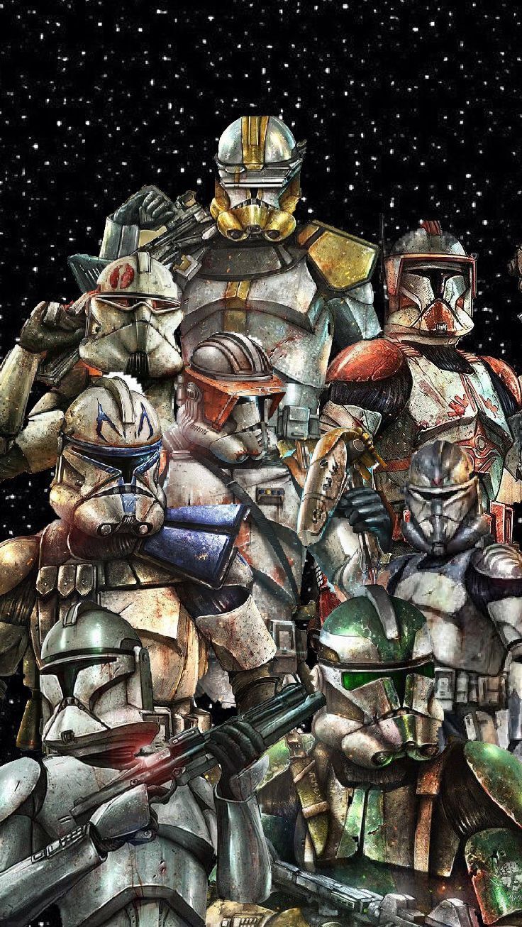 736x1306 Star Wars Clone troopers