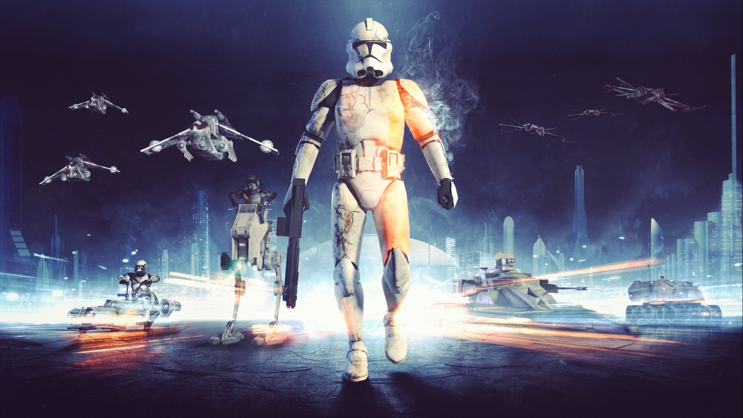2560x1440 Wallpaper Clone Trooper, Star Wars, Captain Rex, Stormtrooper, Boba Fett, Background Free Image