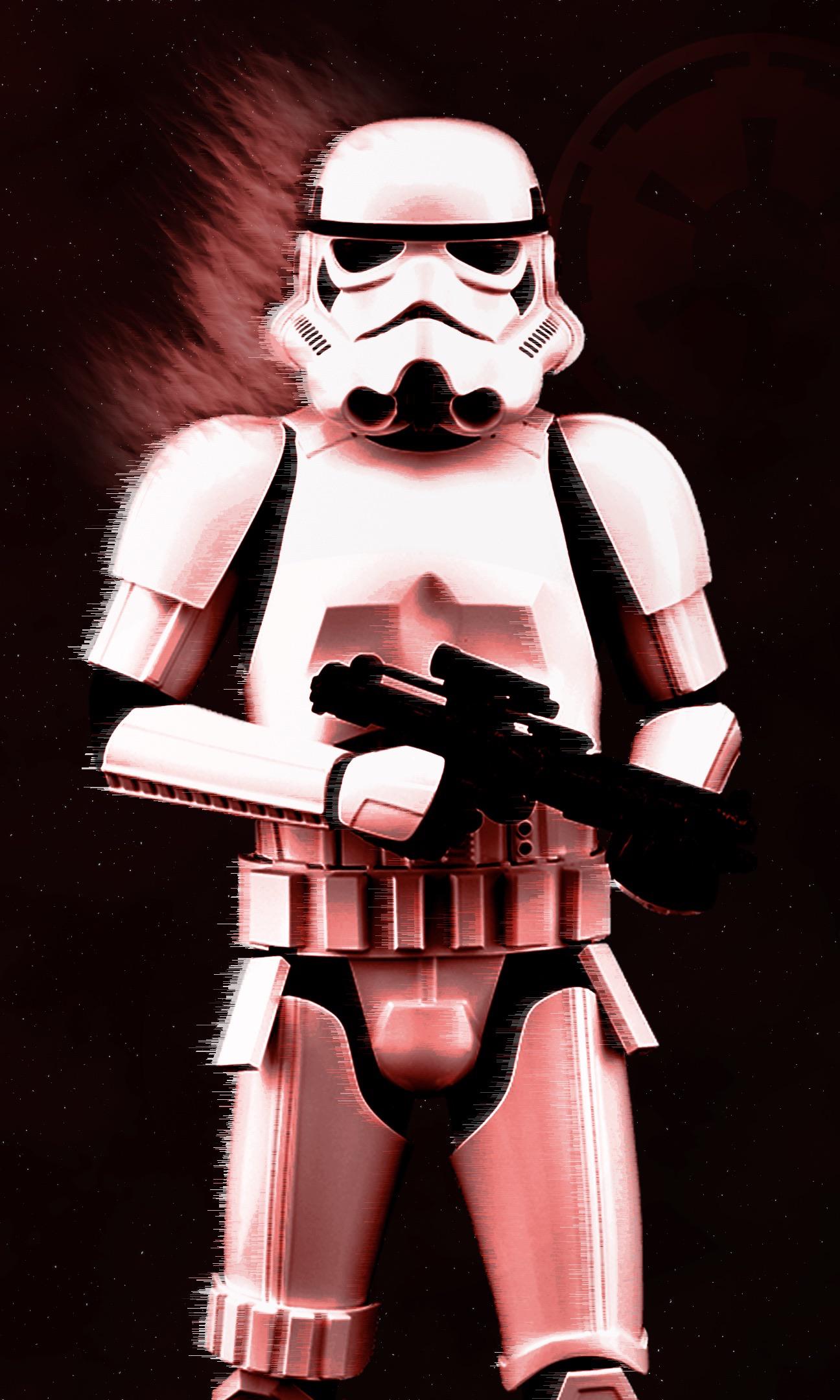 1296x2160 Stormtrooper mobile wallpaper I made
