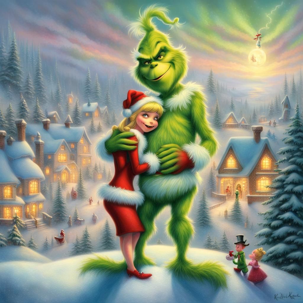 1024x1024 Grinch and Cindy Lou Who Hugs Cindy Lou Who: Ethere