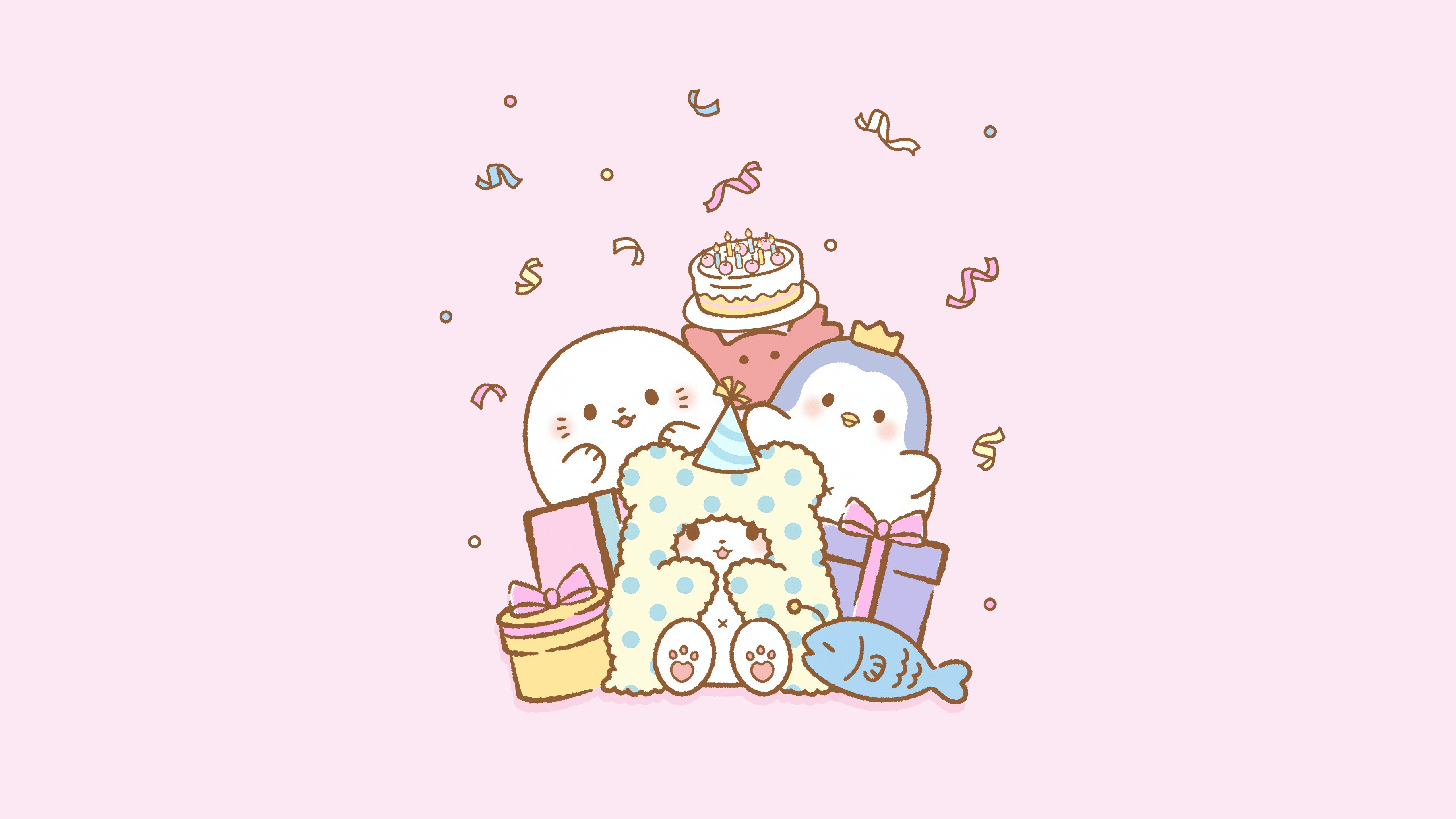 5120x2880 Kawaii Cute 4K Wallpaper
