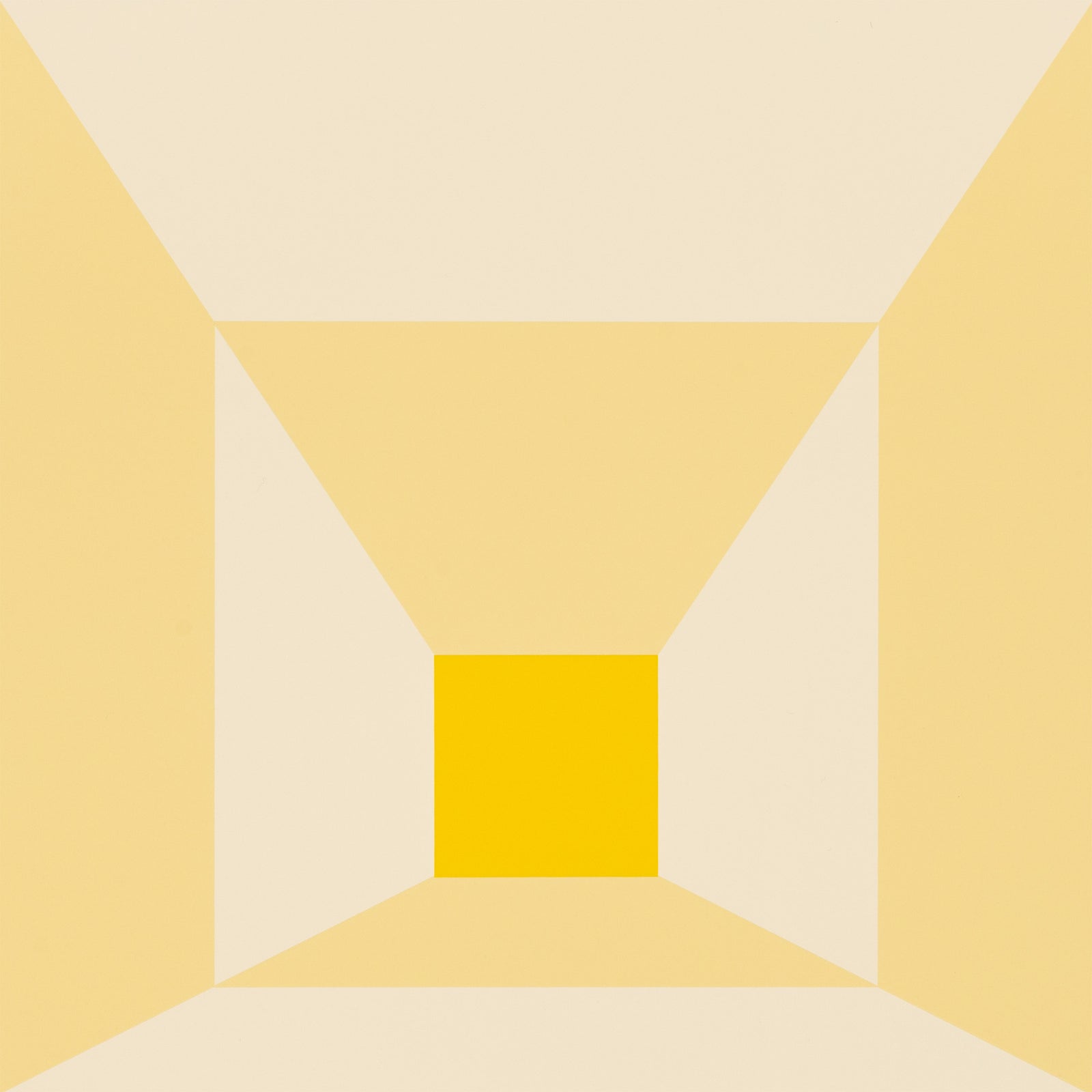 1600x1600 JOSEF ALBERS MITERED SQUARES SCREENPRINT, 1976