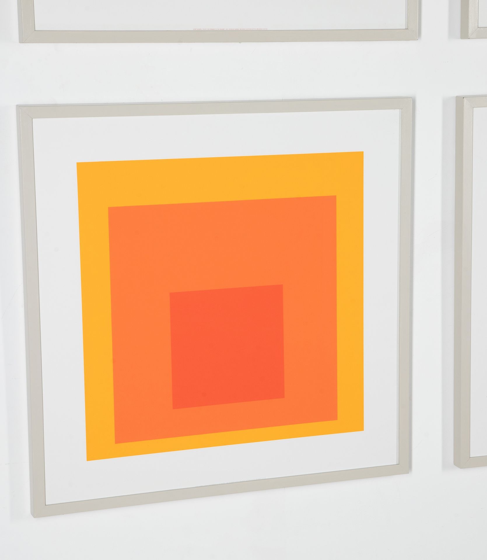 1670x1920 Set of Four Late 20th Century Joseph Albers Silkscreen Prints