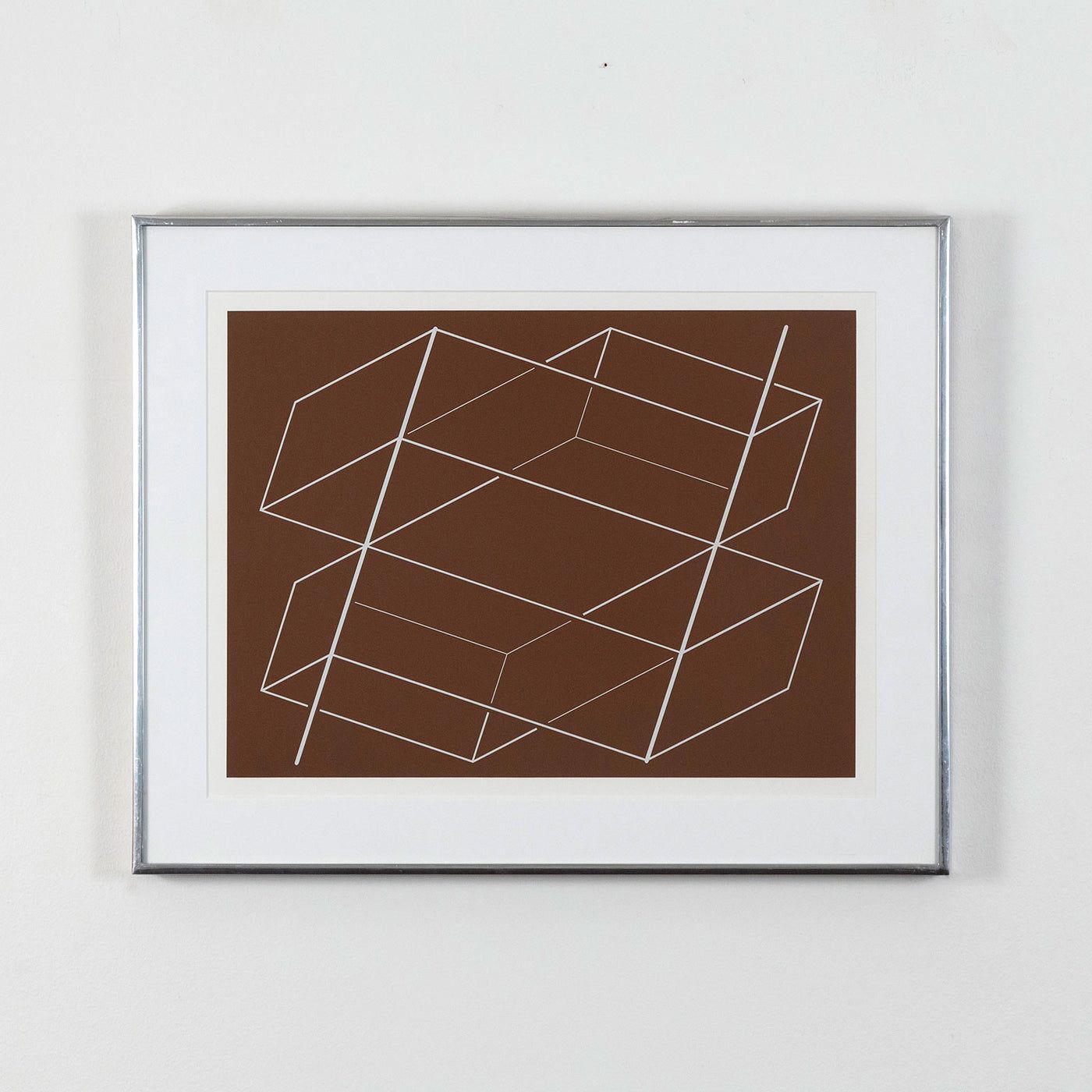 1400x1400 JOSEF ALBERS BANDS / POSTS SCREENPRINT, 1972