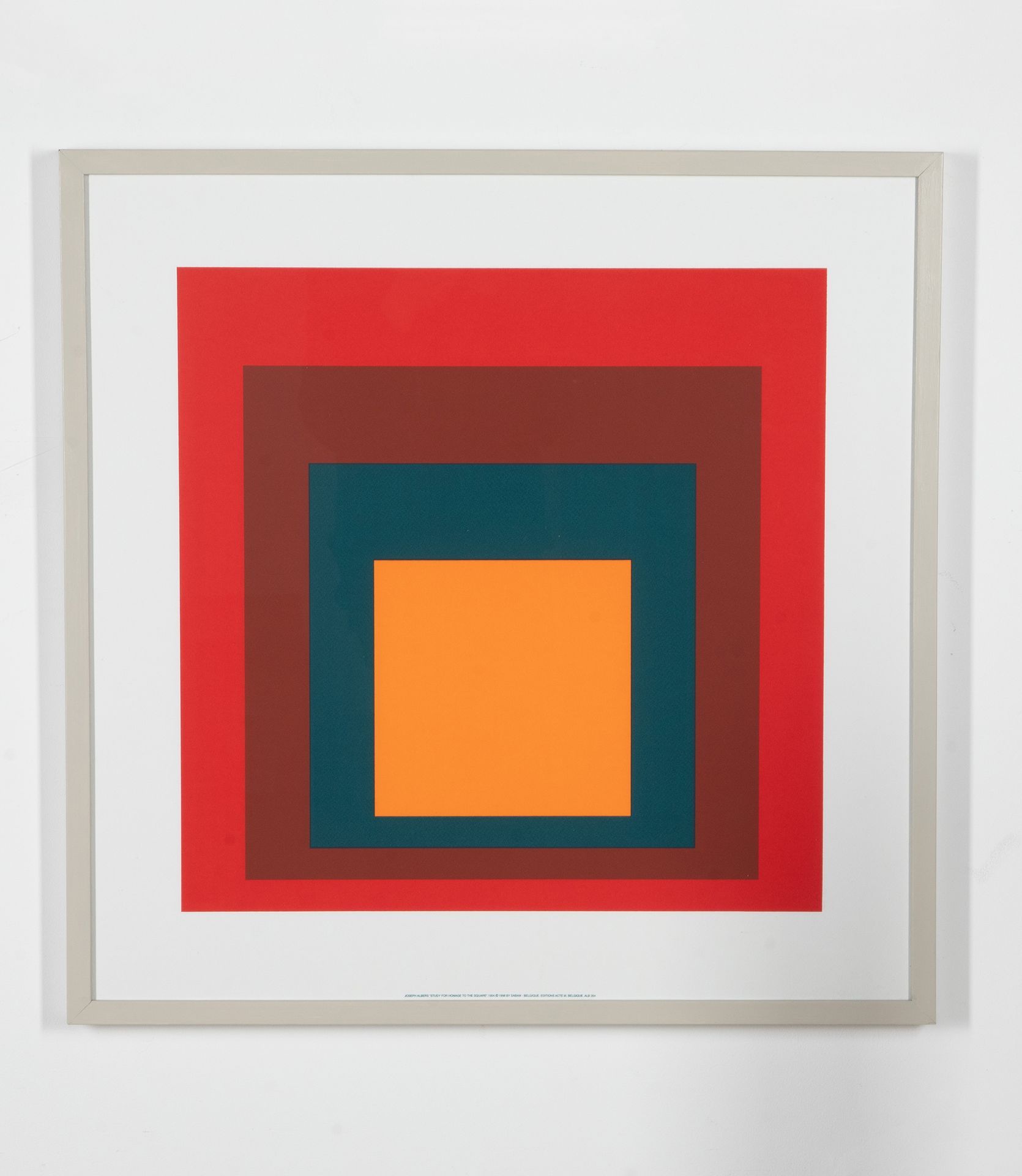 1670x1920 Set of Four Late 20th Century Joseph Albers Silkscreen Prints