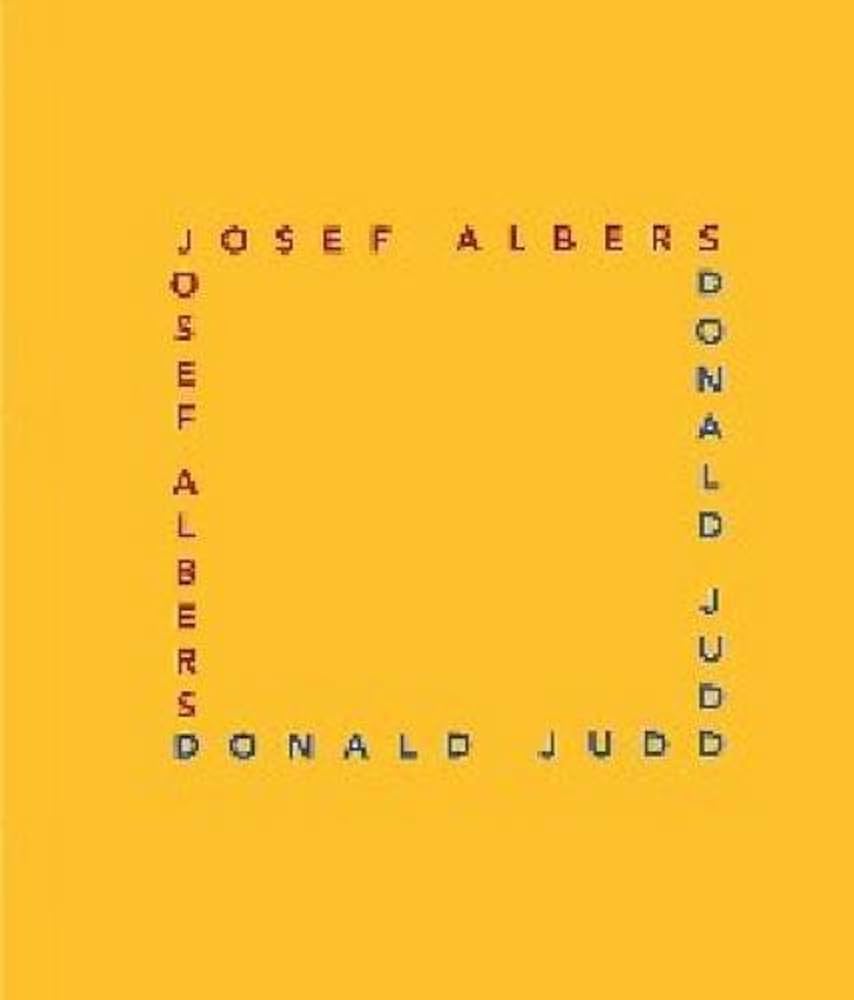 854x1000 Josef Albers / Donald Judd: Form and Color by Albers, Josef and Donald Judd (2007) Paperback: Josef Albers: 9781930743694: Books