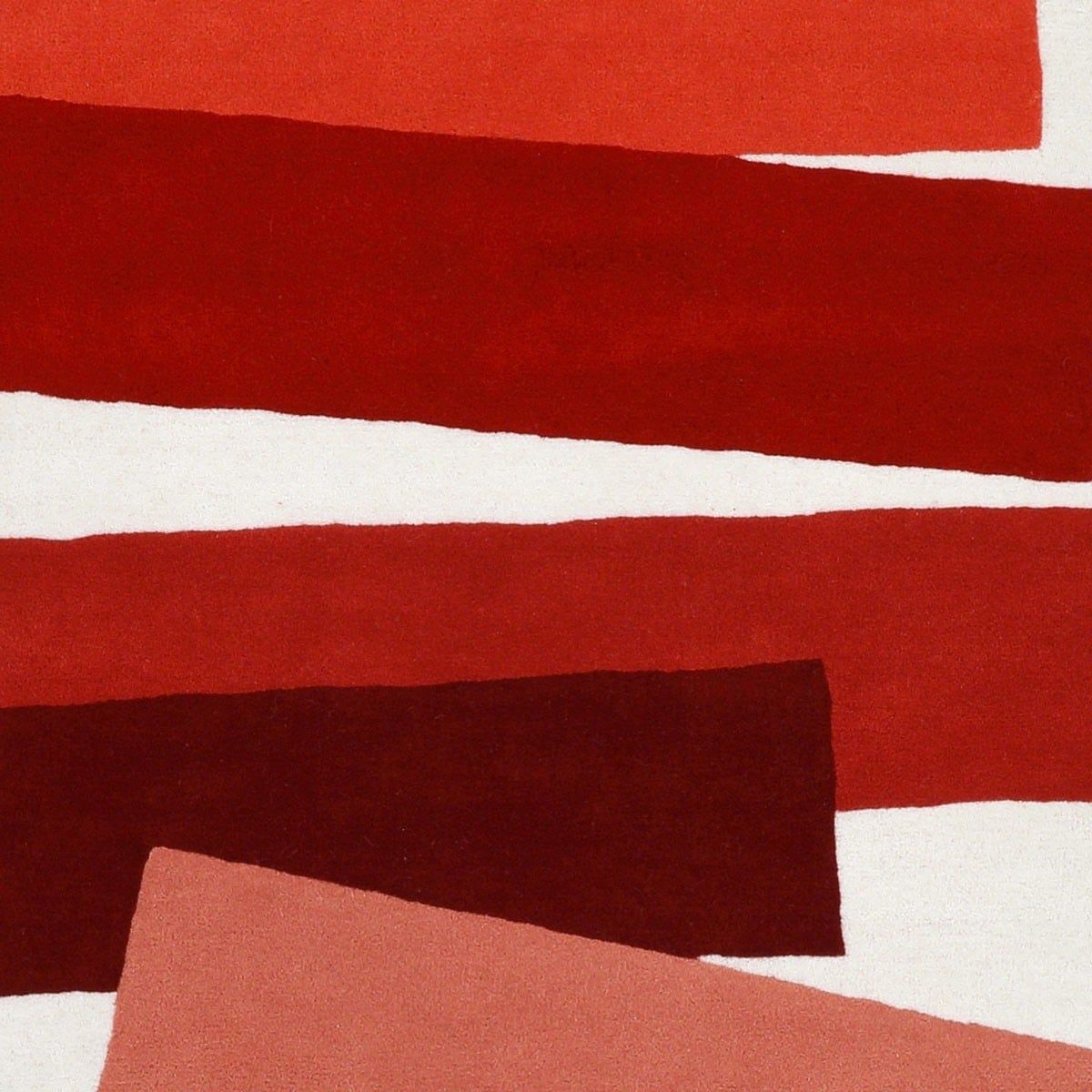 1200x1200 The Many Faces of Red by Josef Albers Rug