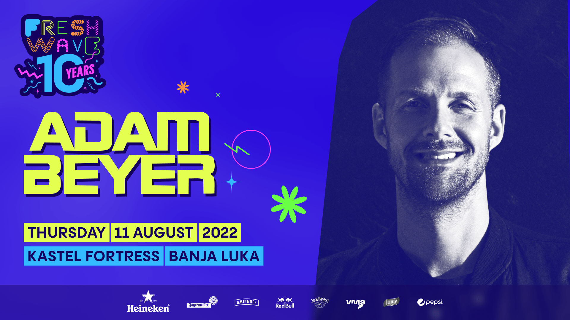 1920x1080 Adam Beyer is the first headliner on Fresh Wave Festival 2022!