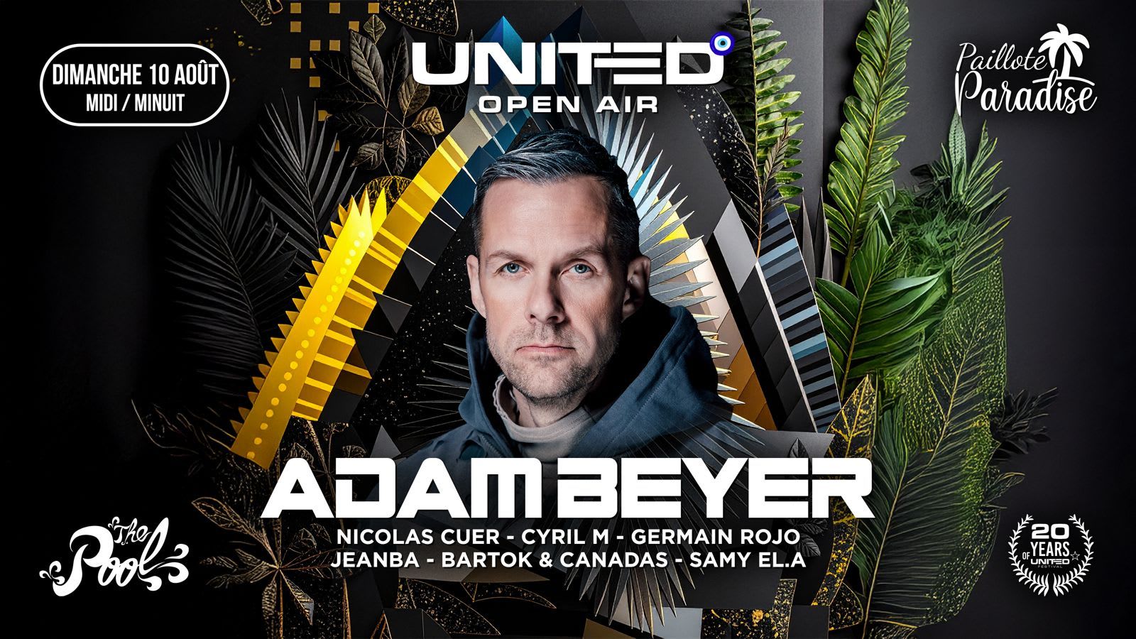 1600x900 United Festival X Adam Beyer, Aigues Mortes · Shotgun Tickets