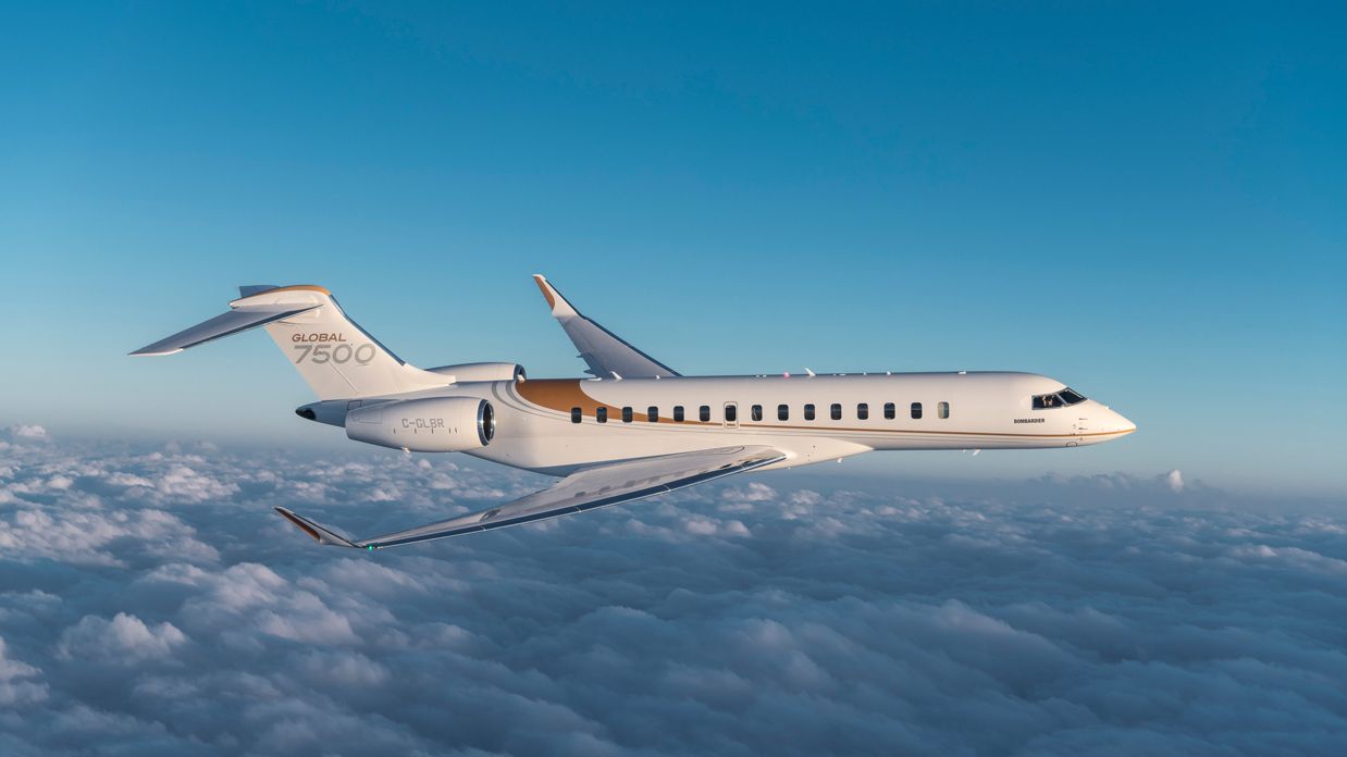 1238x696 Bombardier Global 7500 flagship journeys round earth