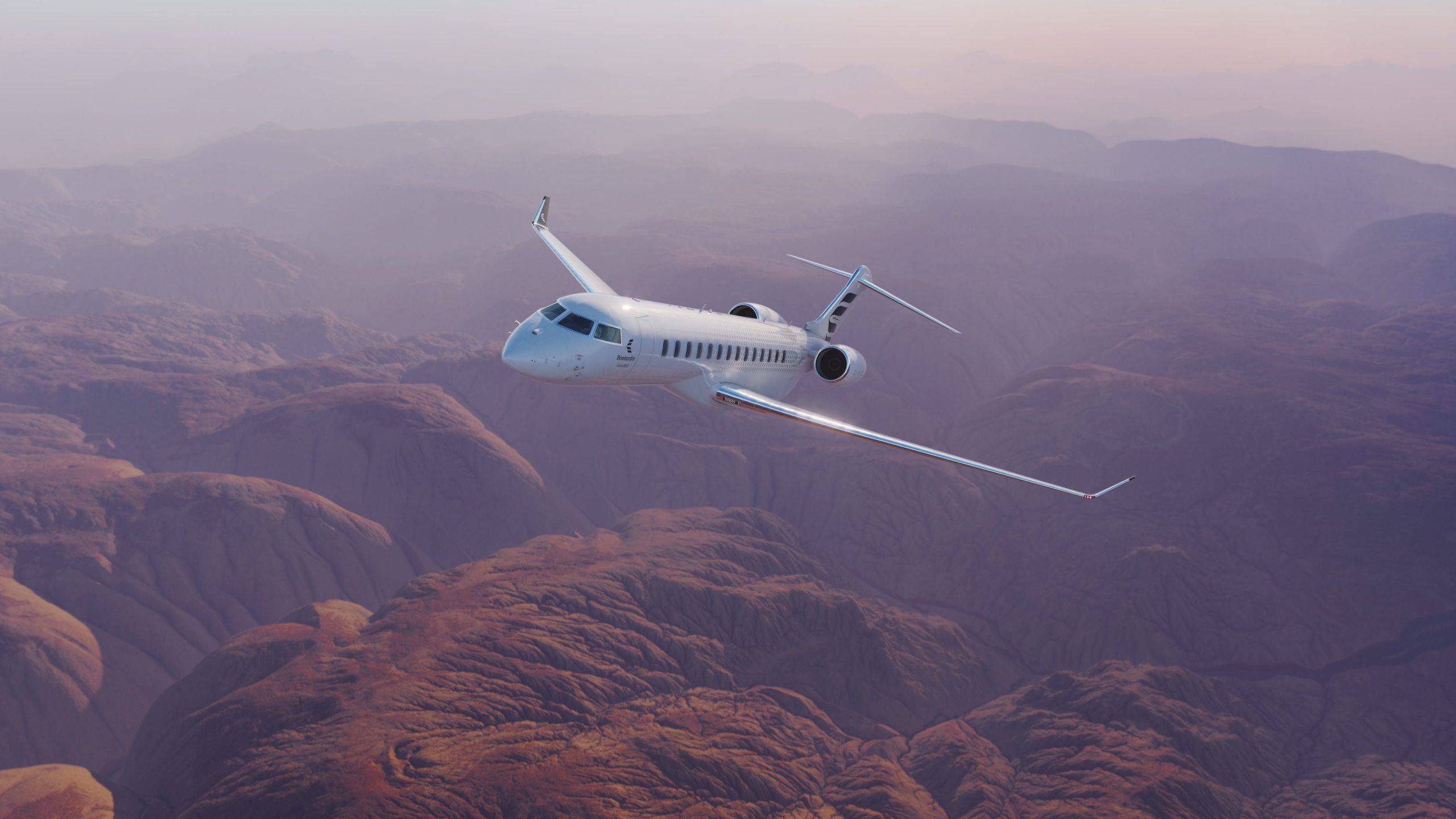 2560x1440 Bombardier Global 8000 type certified in Canada. Corporate Jet Investor