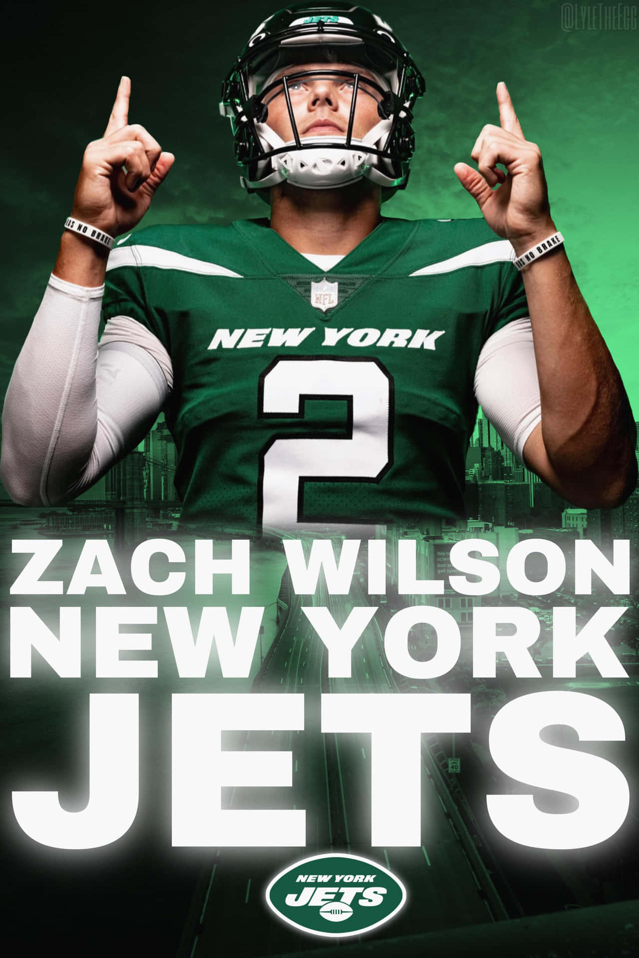 1280x1920 Download Zach Wilson Wallpaper