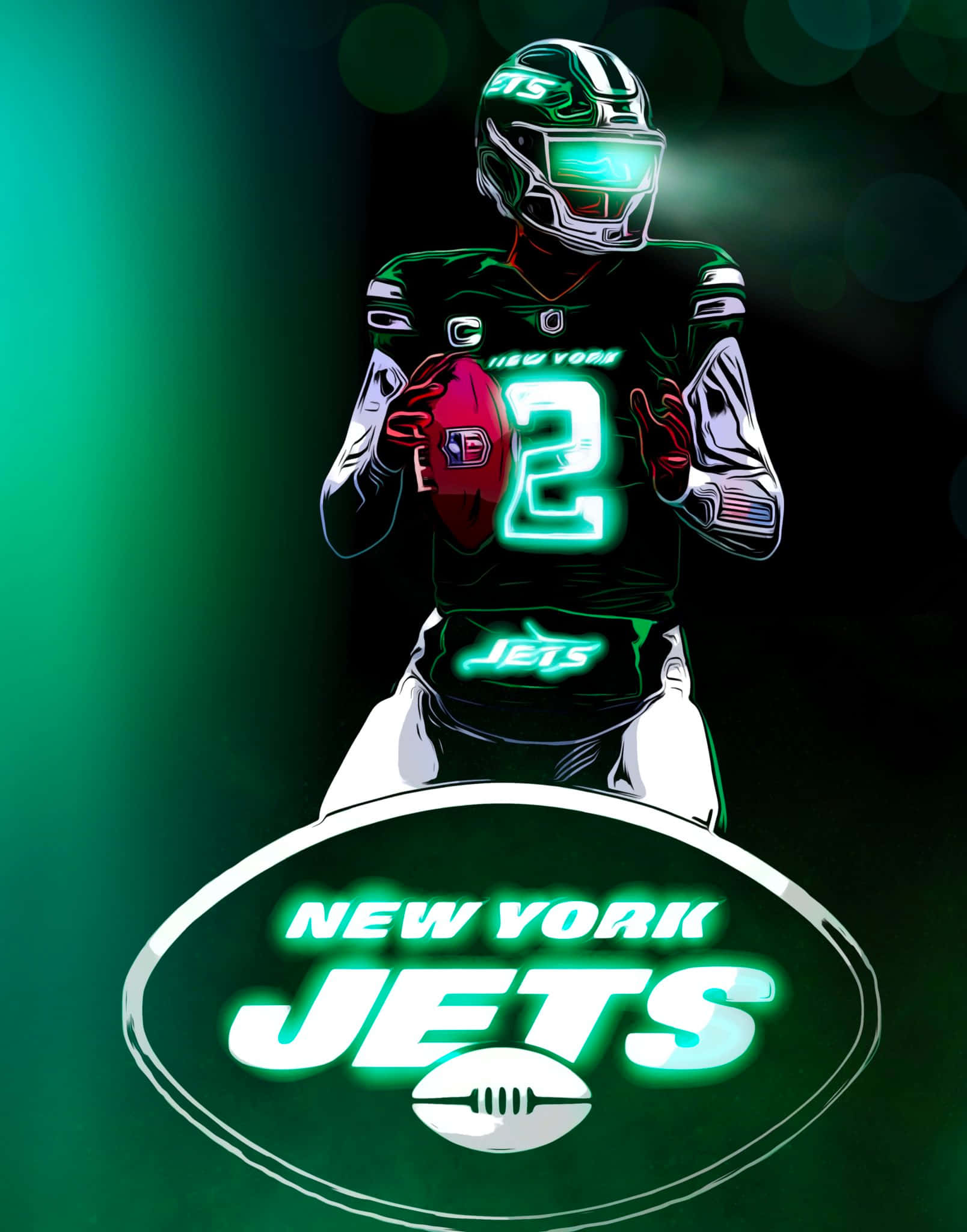 1608x2048 Download Zach Wilson Wallpaper
