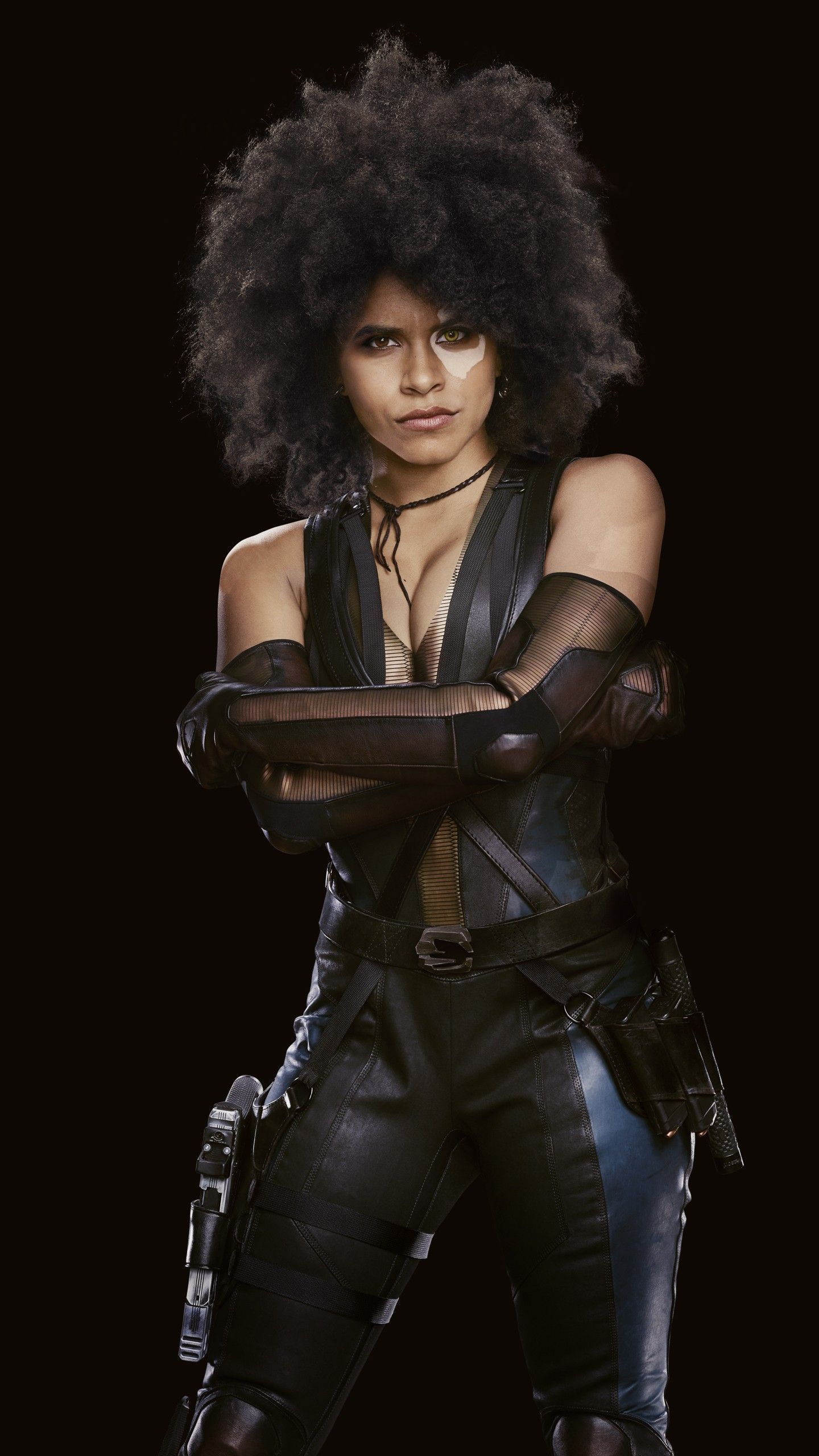 1440x2560 Zazie Beetz as Domino 4K 8K Wallpaper