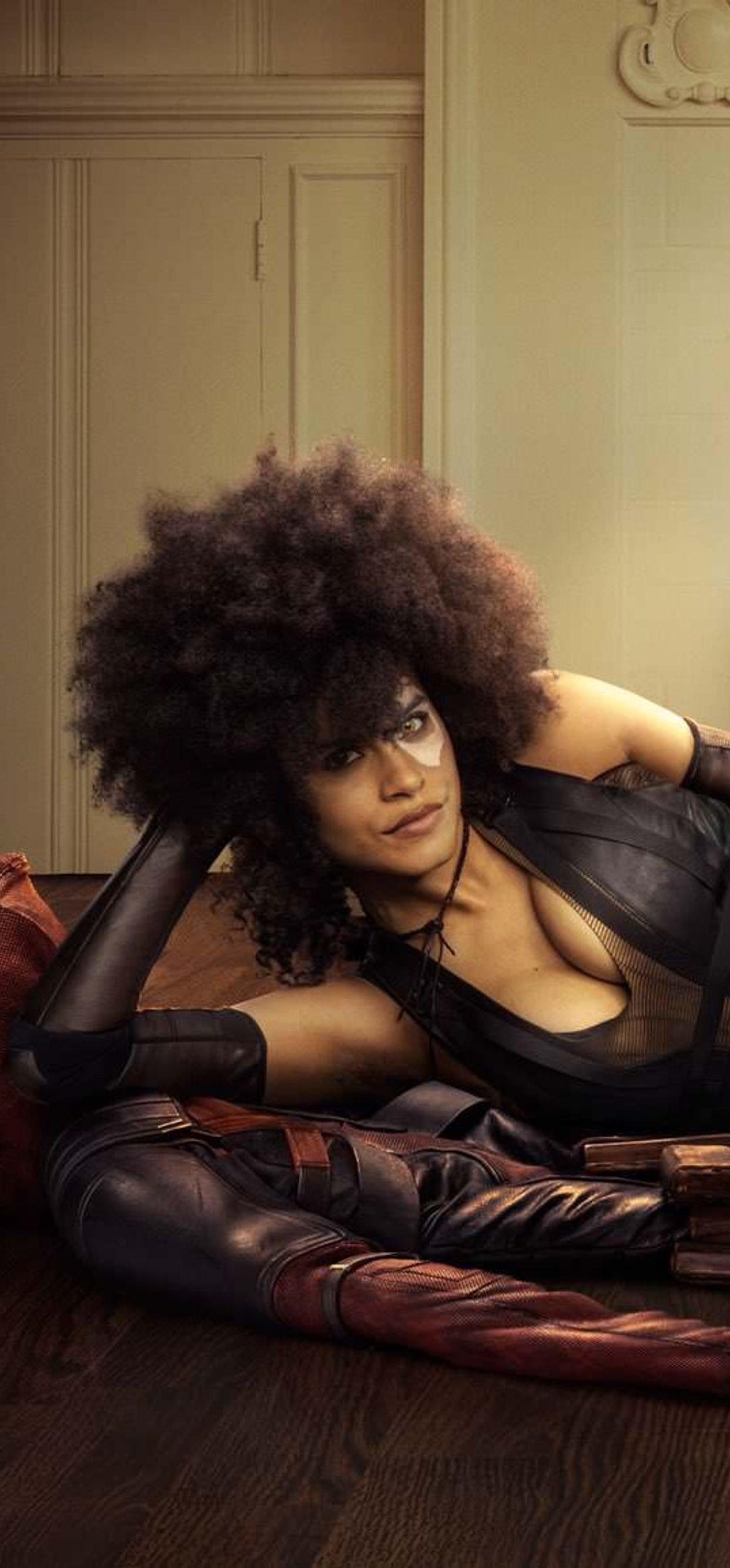 1242x2668 Zazie Beetz As Domino In Deadpool 2 iPhone XS MAX , HD 4k Wallpaper, Image, Background, Photos and Picture