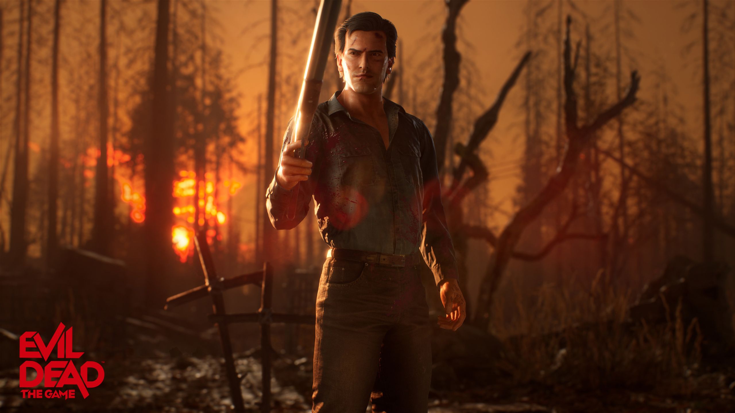 2560x1440 Dana DeLorenzo Bruce Campbell Ray Santiago Betsy Baker HD New Evil Dead The Game Wallpaper