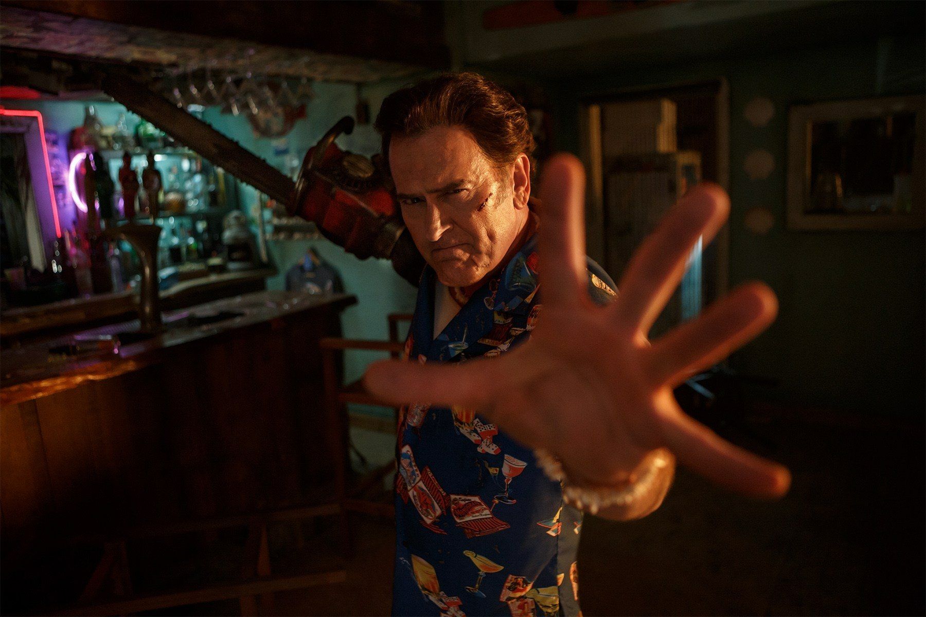 1800x1200 Download Bruce Campbell TV Show Ash Vs. Evil Dead Wallpaper