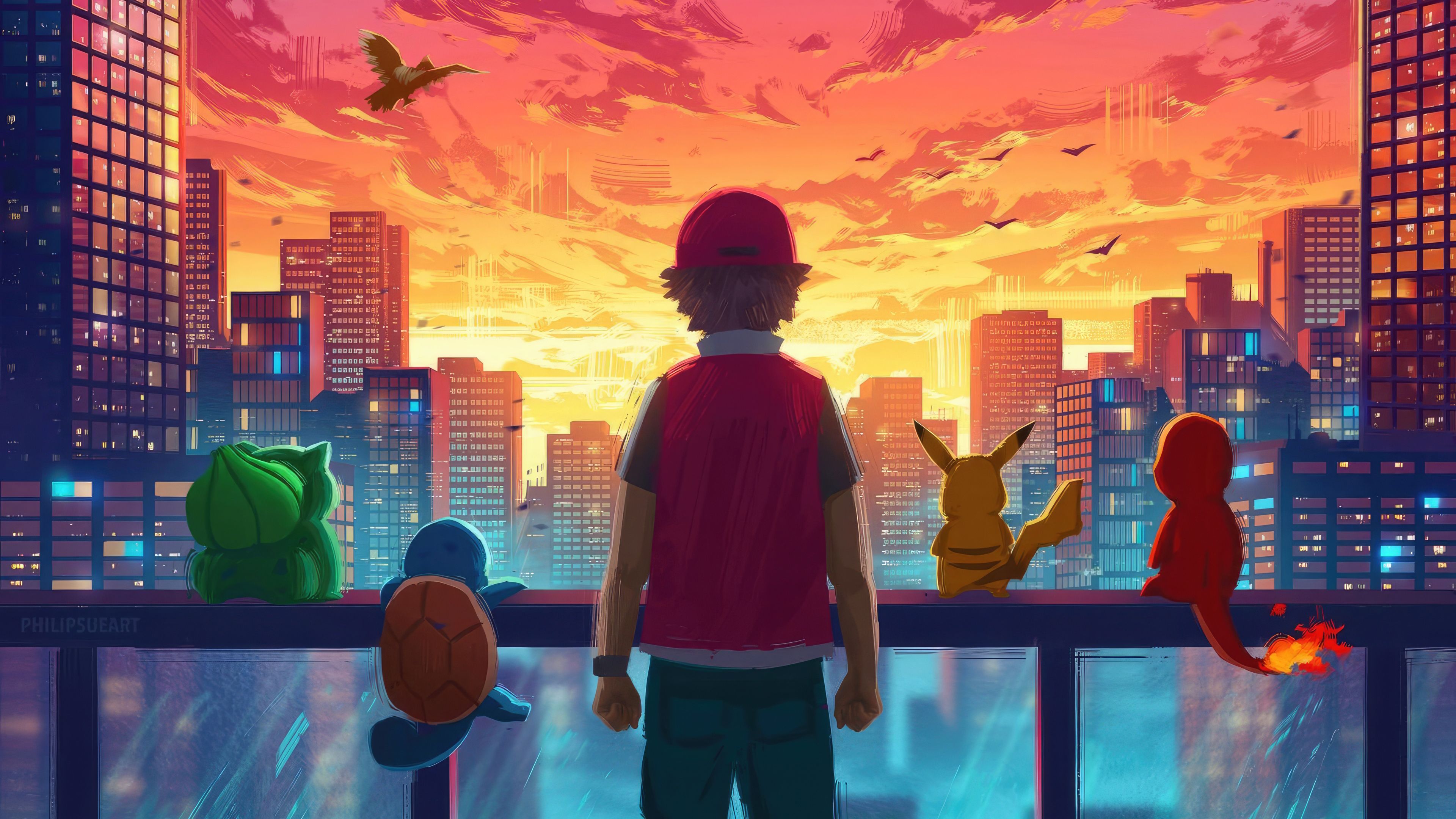 3840x2160 Champions Of Friendship Unbreakable Bonds In Pokemon Team Wallpaper, HD Anime Wallpaper, 4k Wallpaper, Image, Background, Photos and Picture