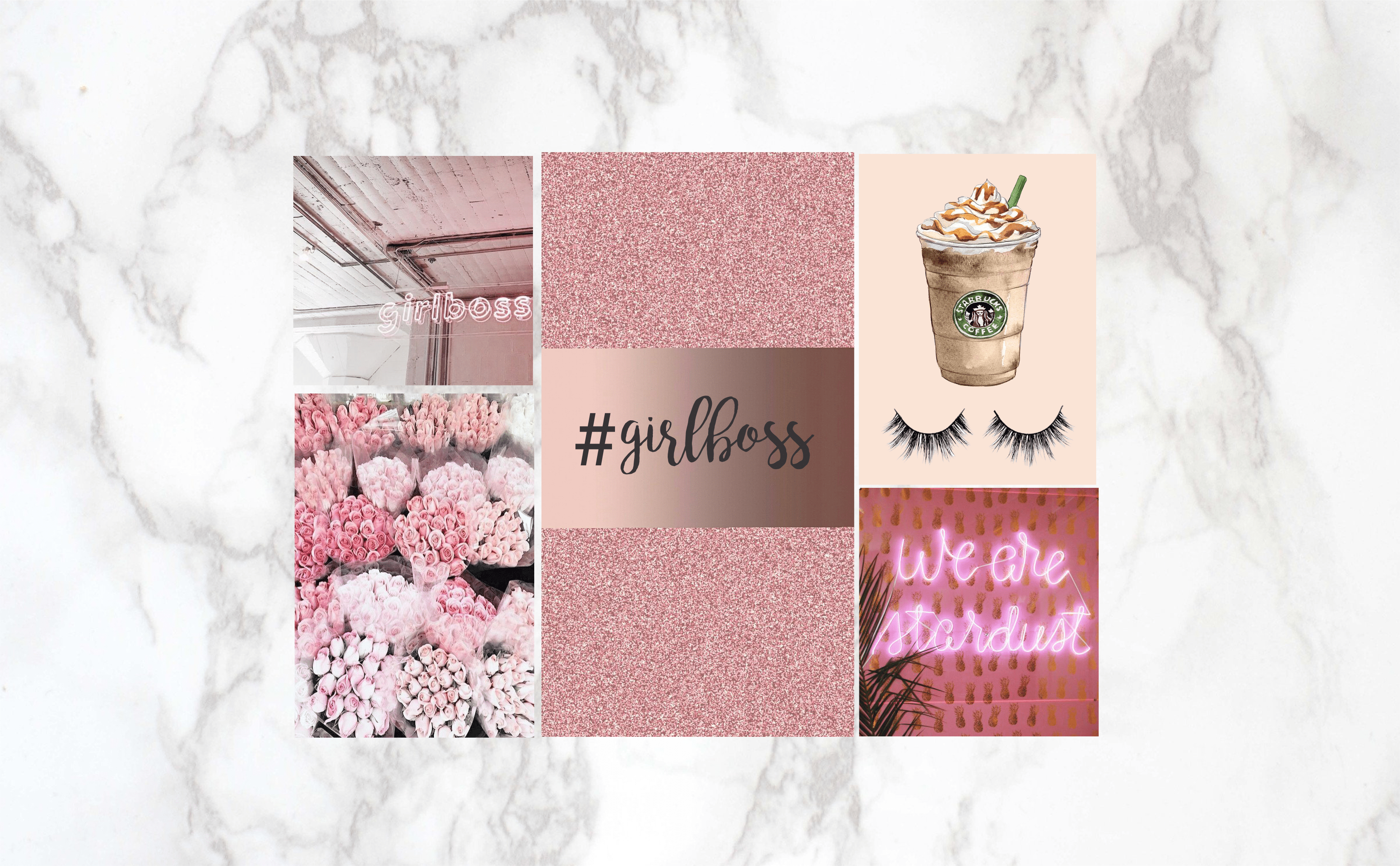 3294x2038 Girl Boss Motivational Wallpaper Freebie