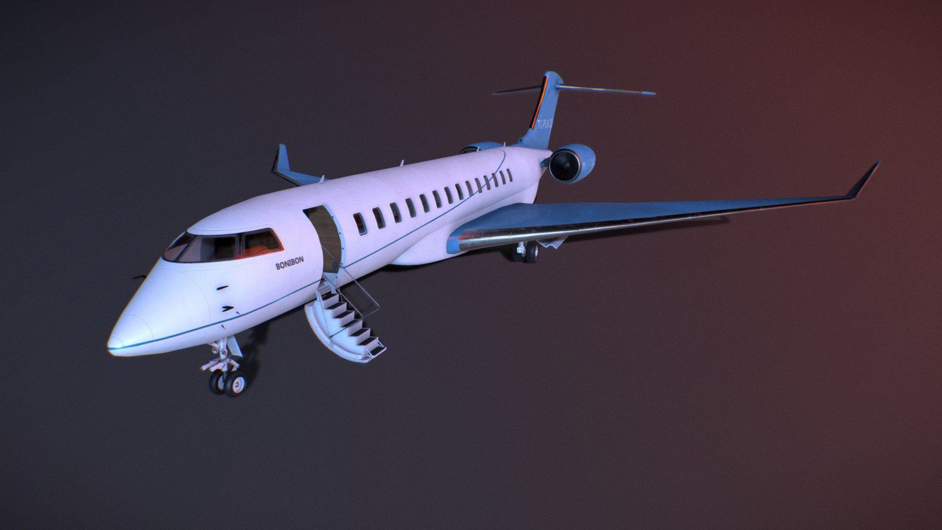 1920x1080 Bombardier Global 7500 (with half interior) model by cankut [1a3D6c7]