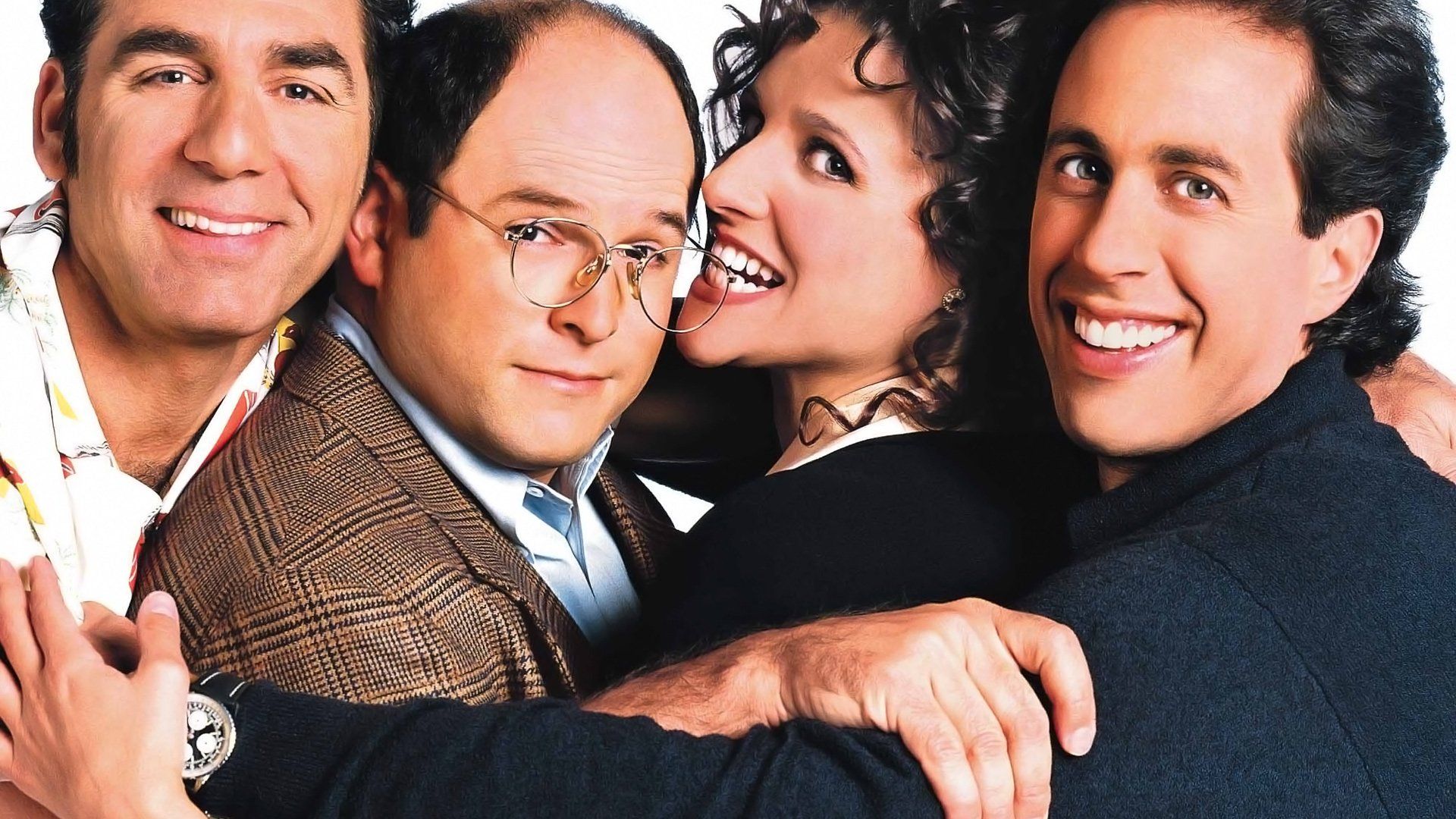 1920x1080 Download Julia Louis Dreyfus Jason Alexander Michael Richards Jerry Seinfeld TV Show Seinfeld HD Wallpaperx1080