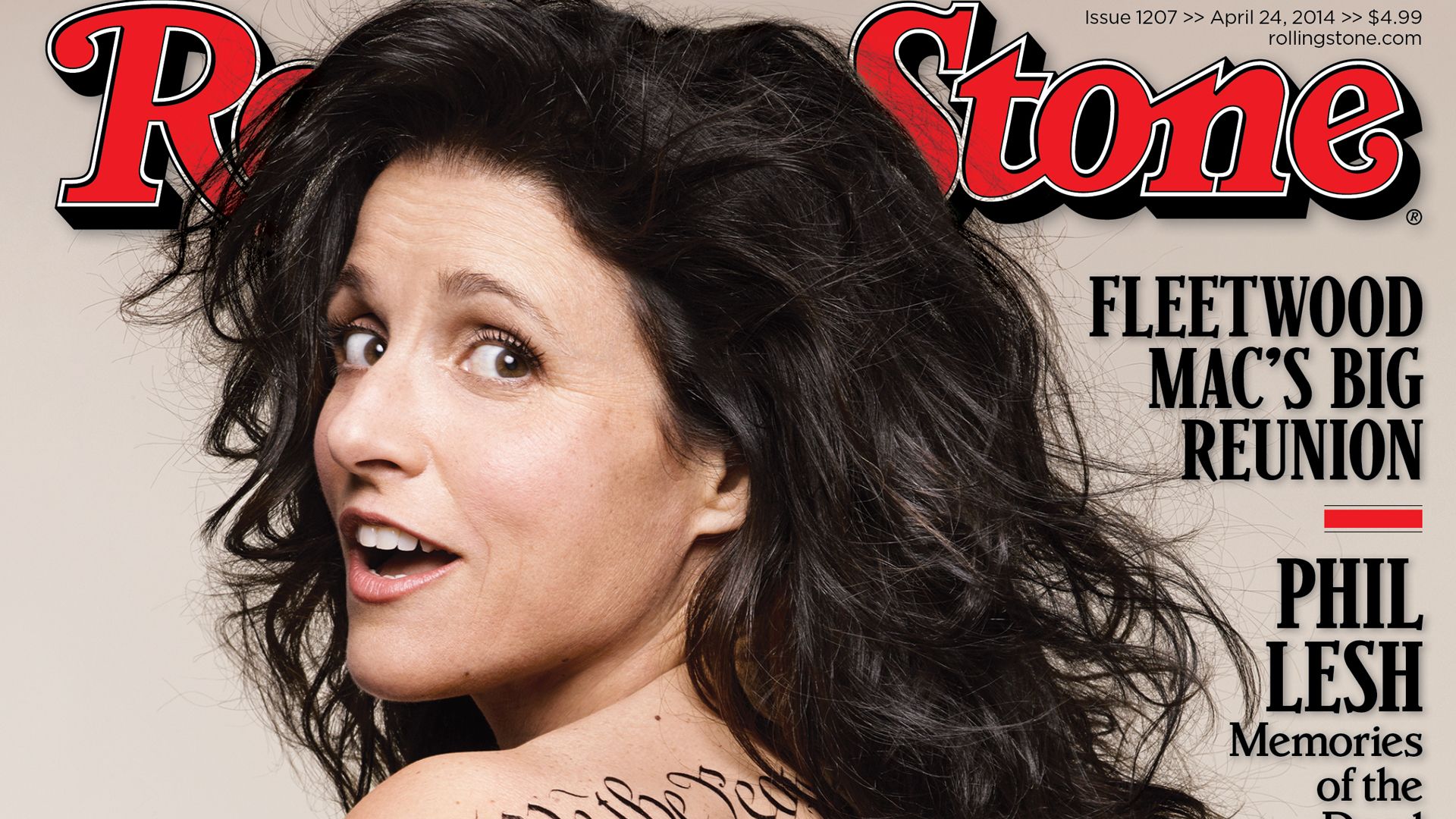 1920x1080 Julia Louis Dreyfus Bares All On The Cover Of Rolling Stone