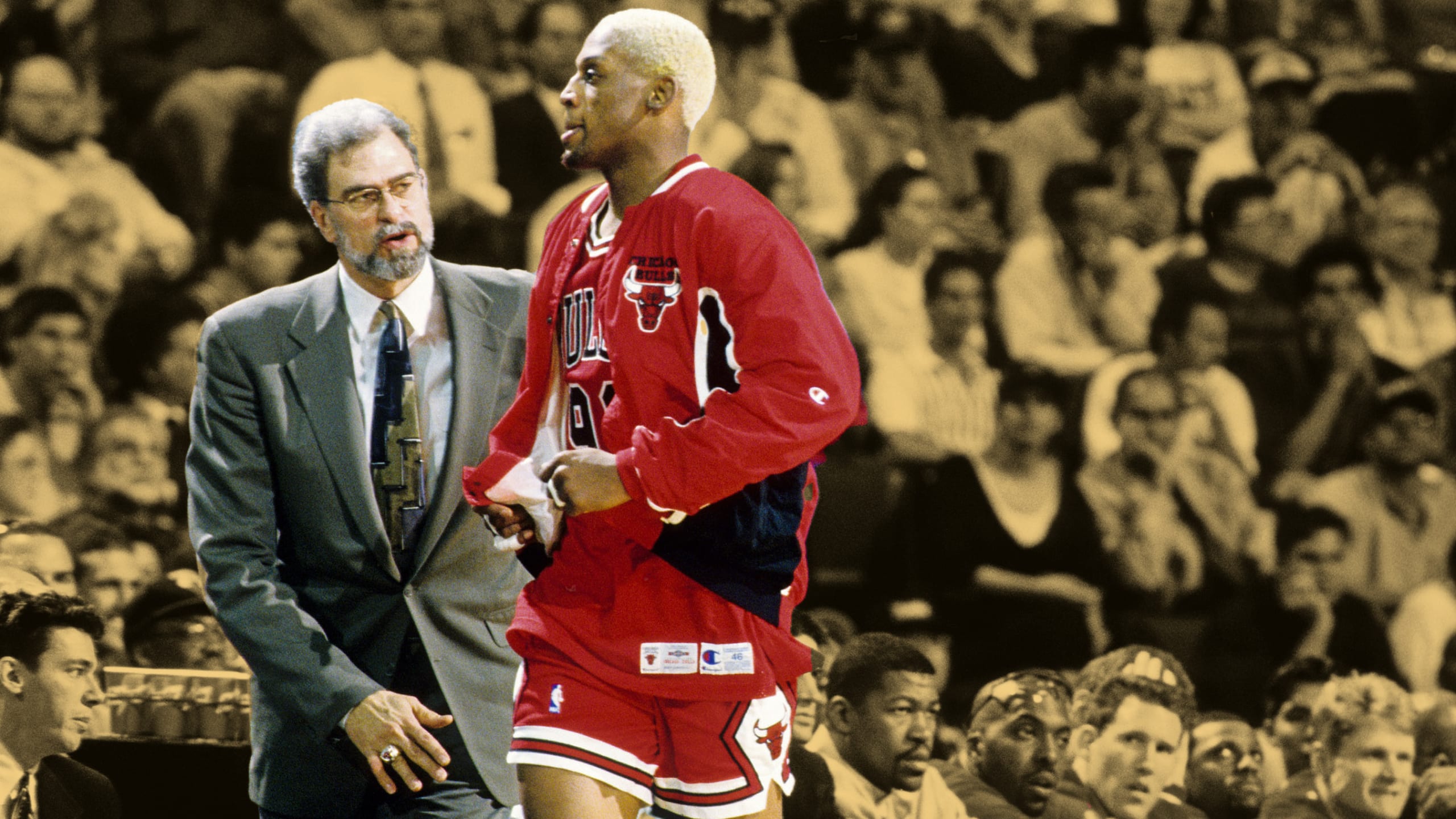 2560x1440 Dennis Rodman's reply when Phil Jackson asked him if he wanted to play for the Bulls -“Honestly, I don't give a damn”