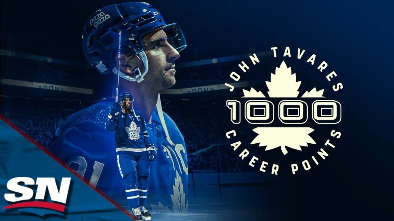 1280x720 Maple Leafs Honour John Tavares For Hitting 1000 Point Milestone