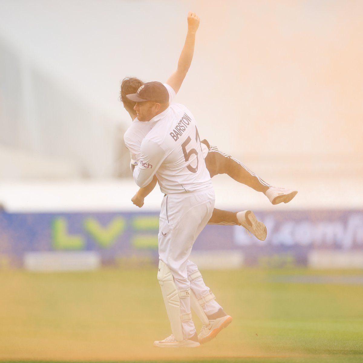 1200x1200 Jonny Bairstow took matters into his own hands after a Just Stop Oil protester took to the field to disrupt play with orange powder paint
