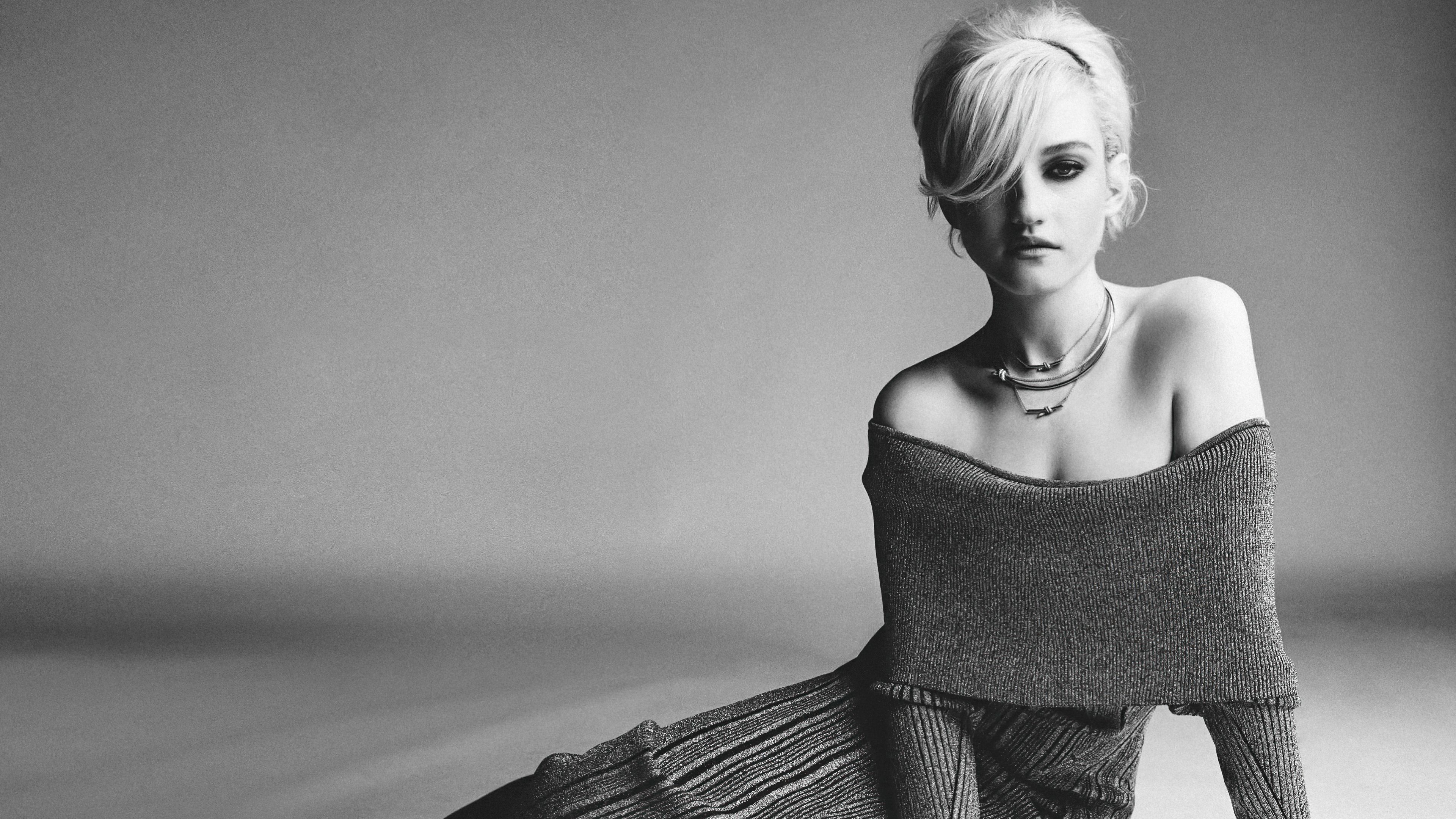 3840x2160 Julia Garner Harpers Bazaar Singapore Monochrome 4k Wallpaper, HD Celebrities Wallpaper, 4k Wallpaper, Image, Background, Photos and Picture