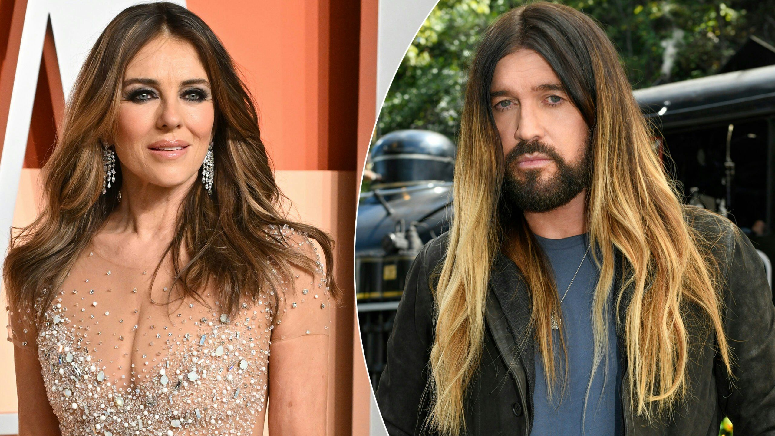 2560x1440 Liz Hurley and Billy Ray Cyrus: inside their wild romance
