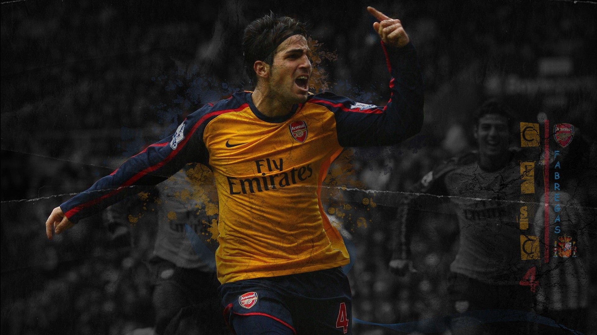 1920x1080 Arsenal London, Cesc Fabregas Wallpaper HD / Desktop and Mobile Background
