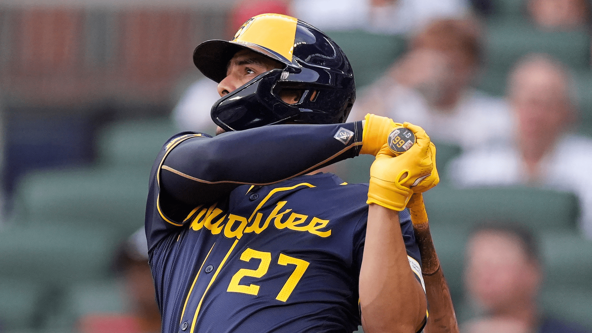 1920x1080 Willy Adames Hits A Pair Of 2 Run Homers To Help The Brewers Rout The Braves 10 0