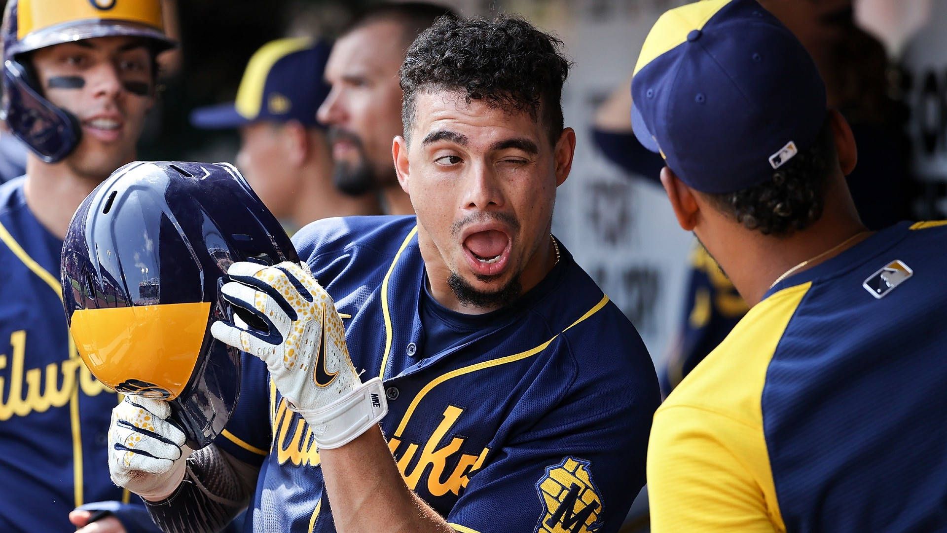 1920x1080 Download Willy Adames Milwaukee Brewers Wallpaper