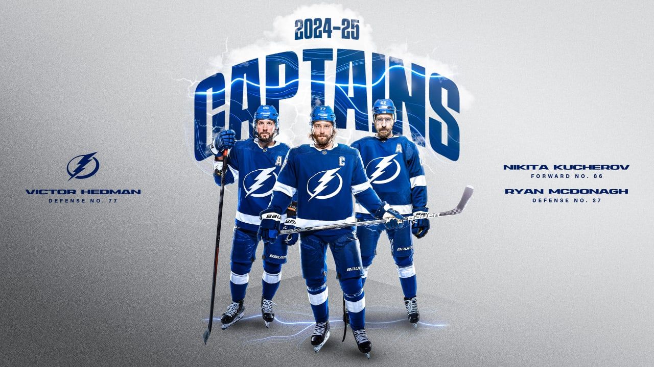 1280x720 Lightning name Victor Hedman the 11th captain in franchise history. Tampa Bay Lightning