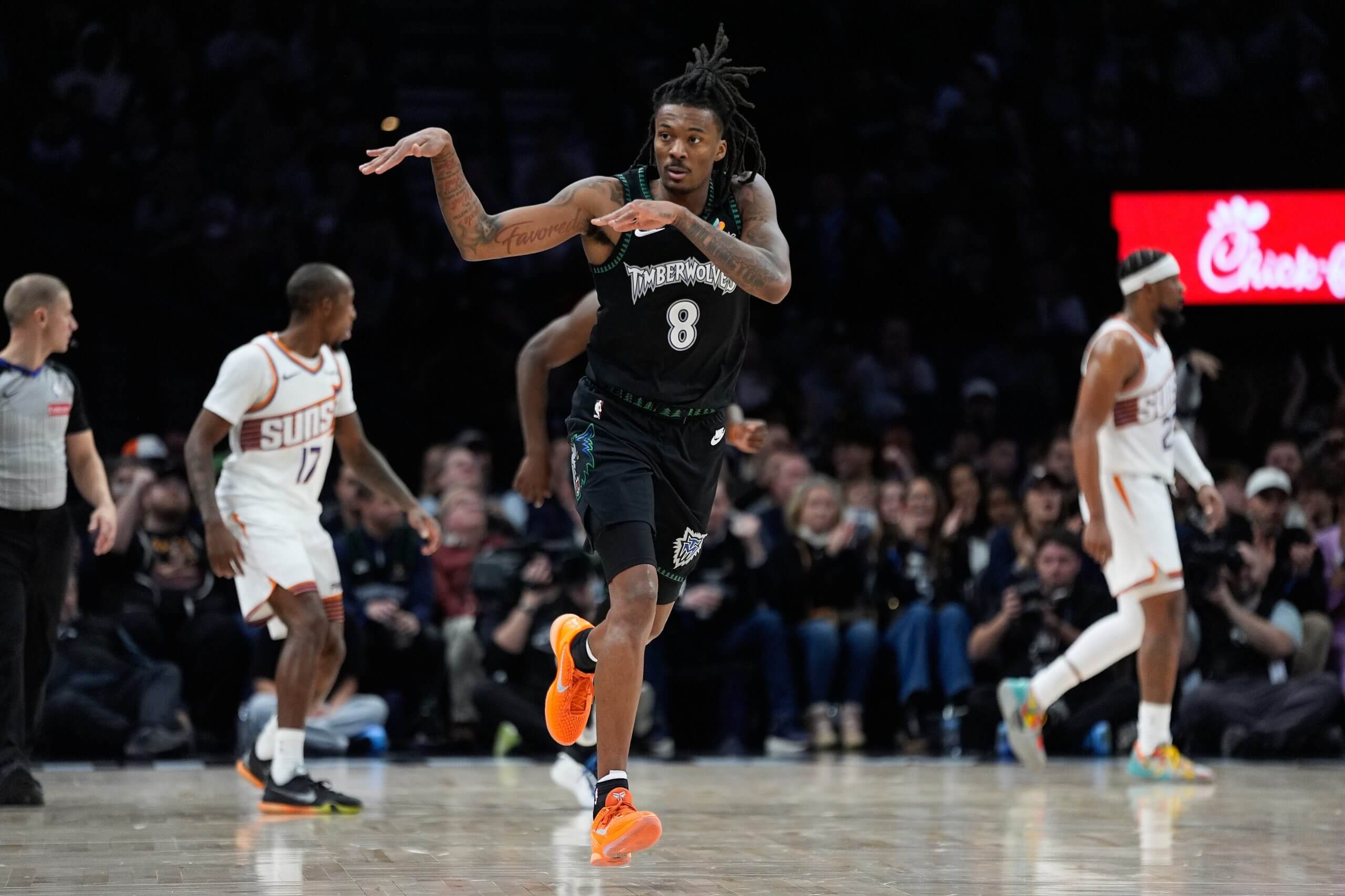 2560x1707 Bones Hyland enters the Timberwolves rotation as Chris Finch searches for a spark