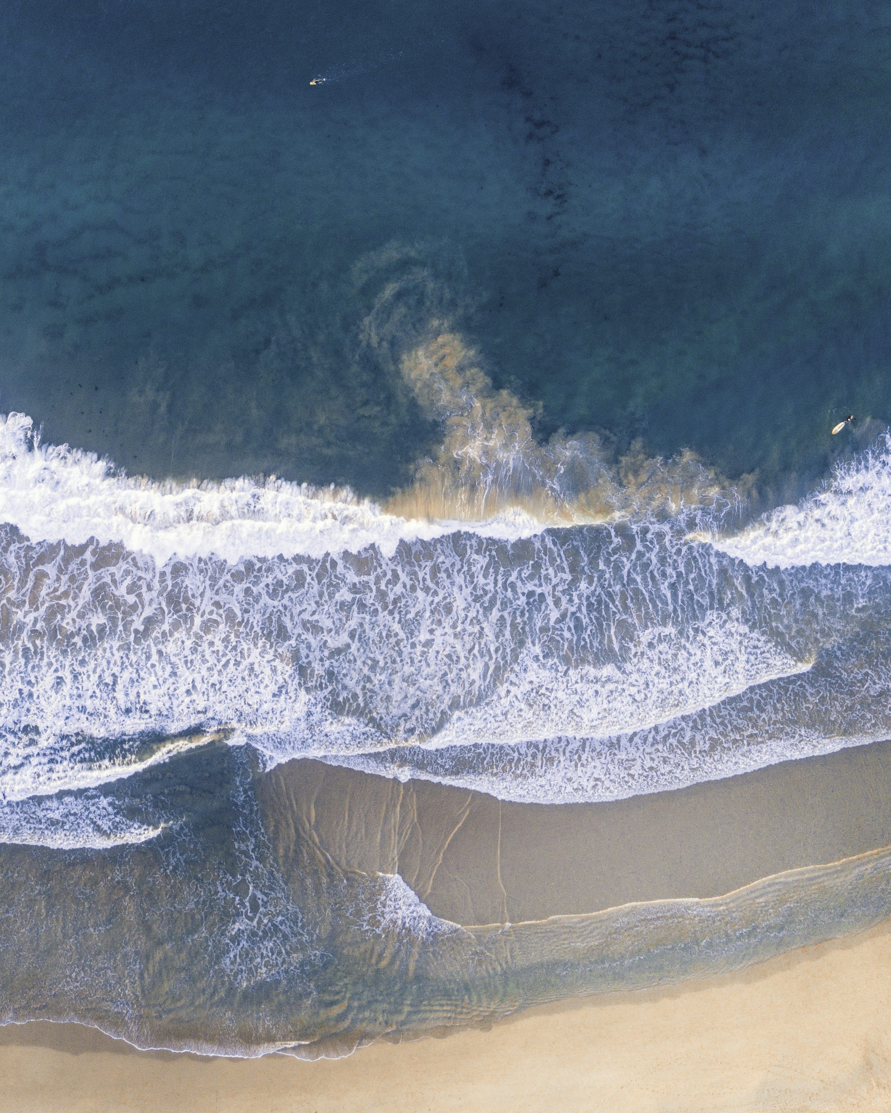 3000x3749 High Angle Photography Of Beach Shore Photo