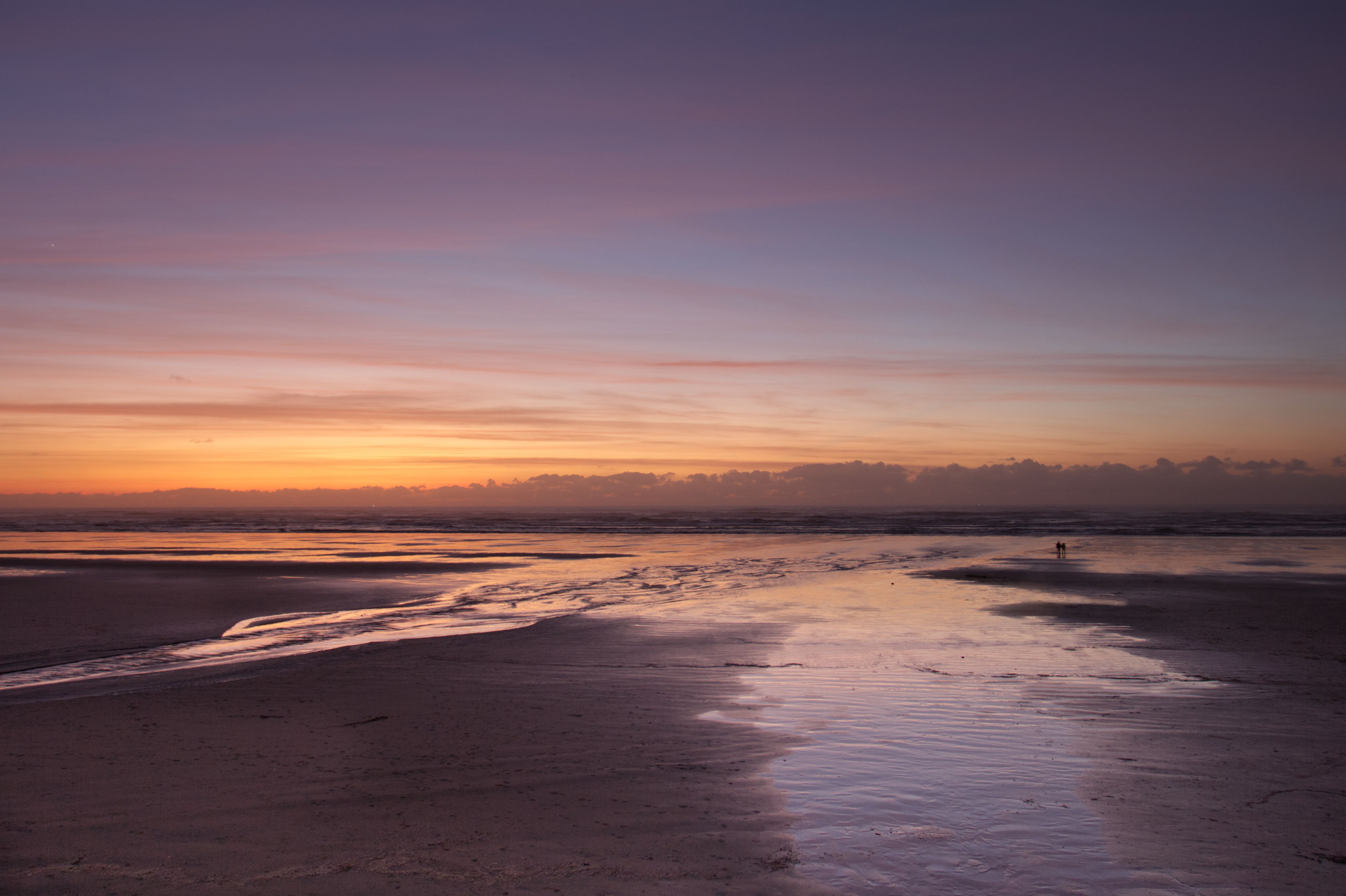 5151x3430 Calm Sunset Beach Royalty Free