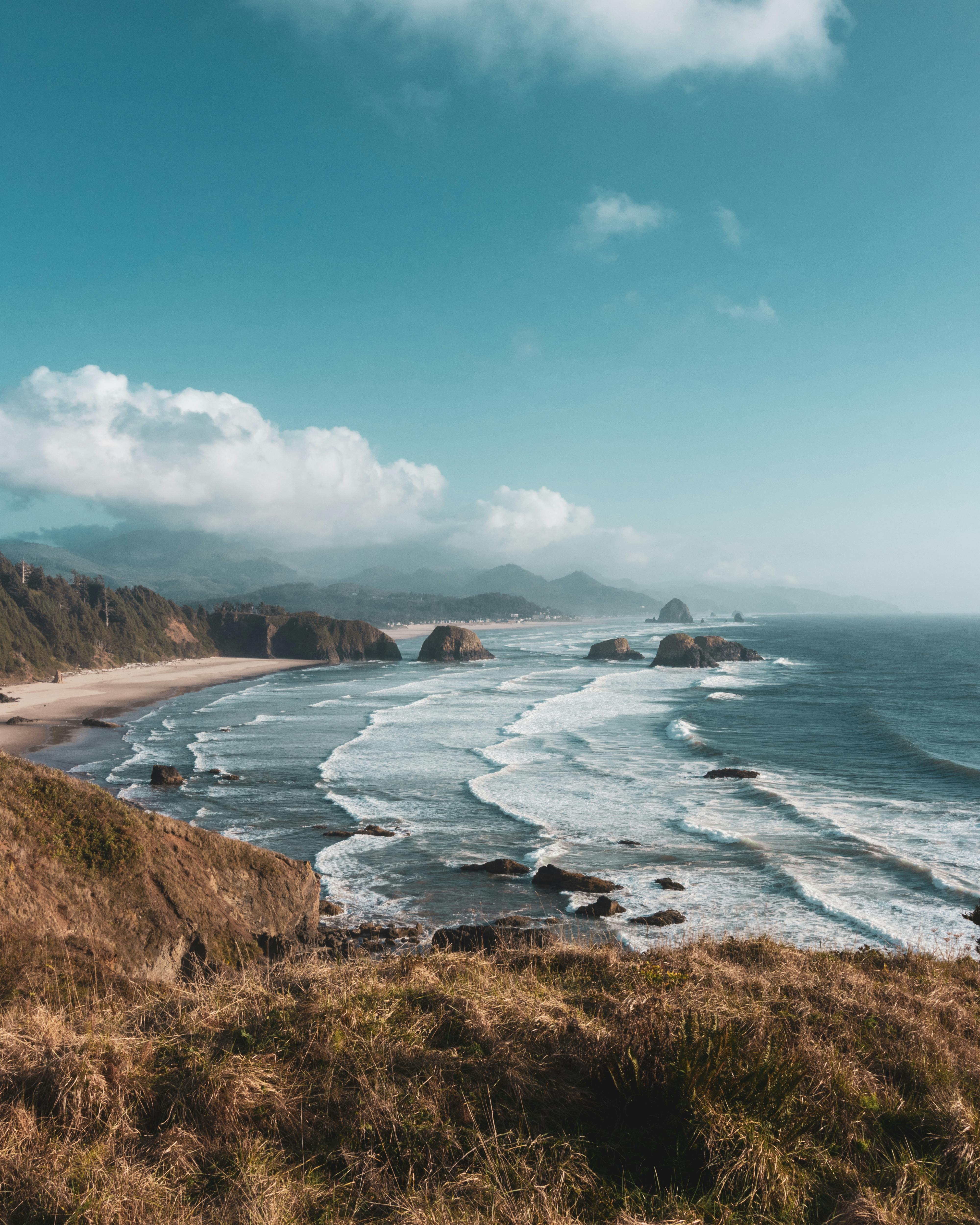 4000x5000 Breathtaking View of Cannon Beach from Above · Free