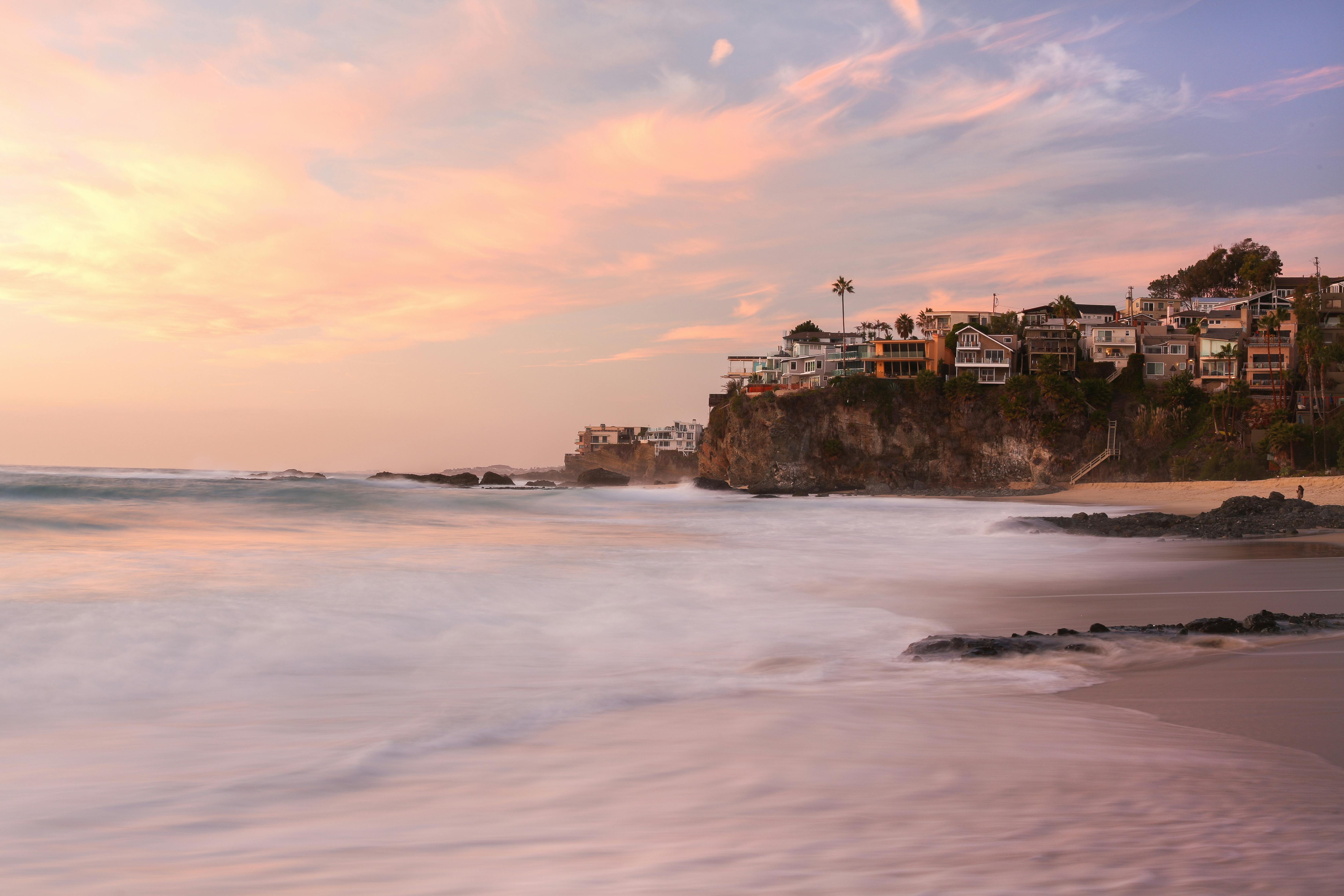 5741x3827 Laguna Beach at Sunset, California · Free