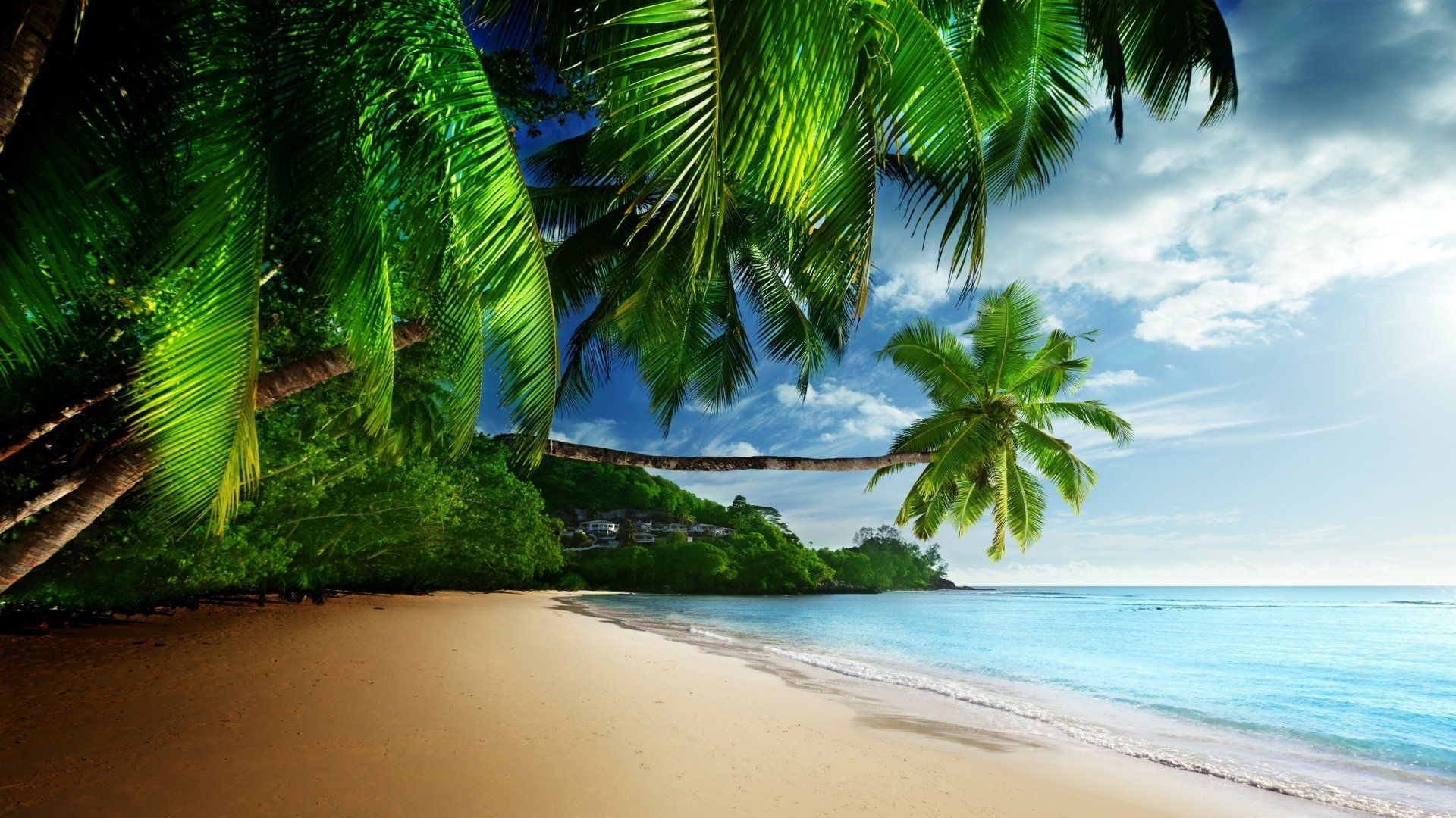 1920x1080 Tropical Shoreline Ultra HD Beach Wallpaperx2160