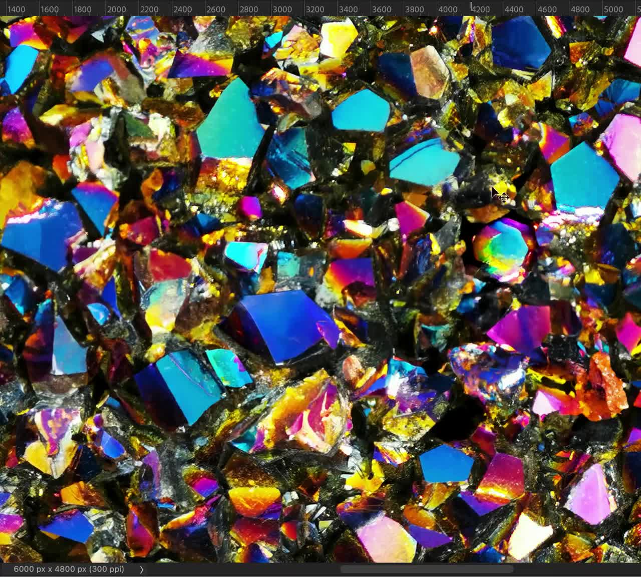1280x1152 Rainbow Crystal Gemstone Seamless Background Texture Shiny Opal Geode Digital Paper Wallpaper Digital Download Files
