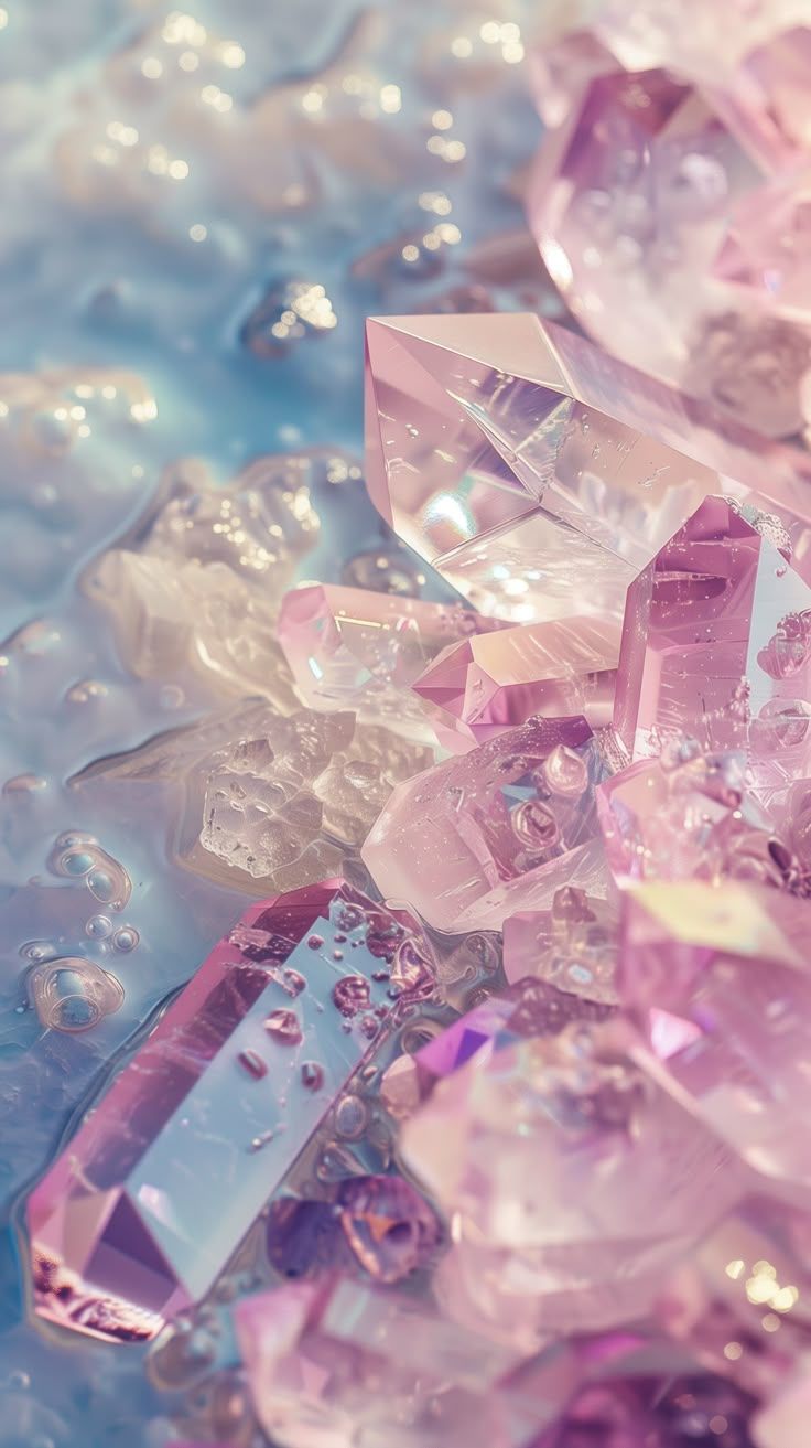 736x1313 3D Crystal Aesthetic. Wallpaper for iPhone and Android ✨